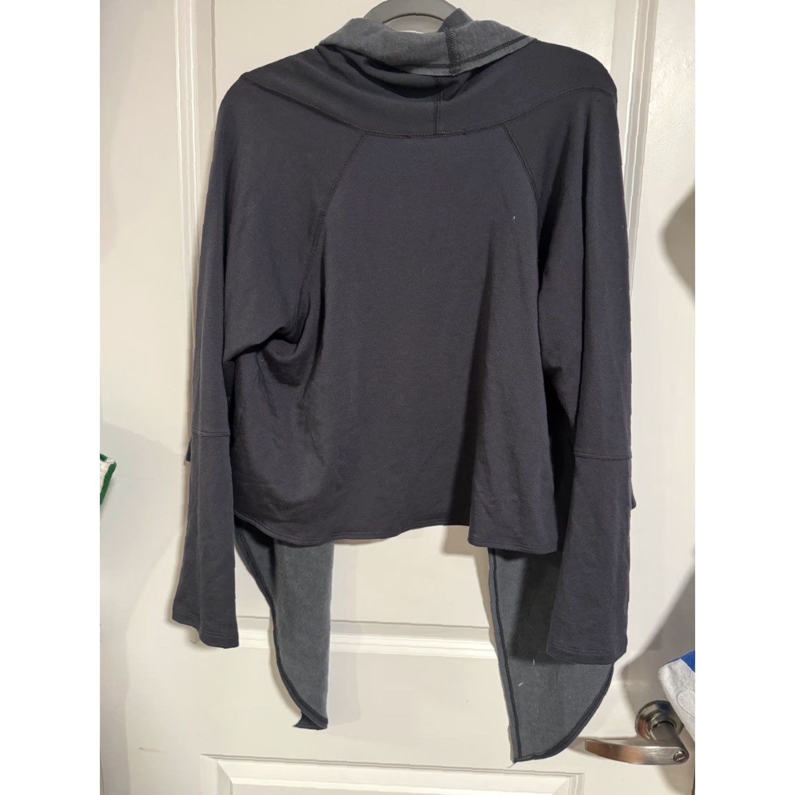 Johnny Was Johnny Was Calme Brushed French Terry Cardigan Charcoal Grey Gray Sz Large New with Tags Size L / US 10 / IT 46 - 7 Thumbnail