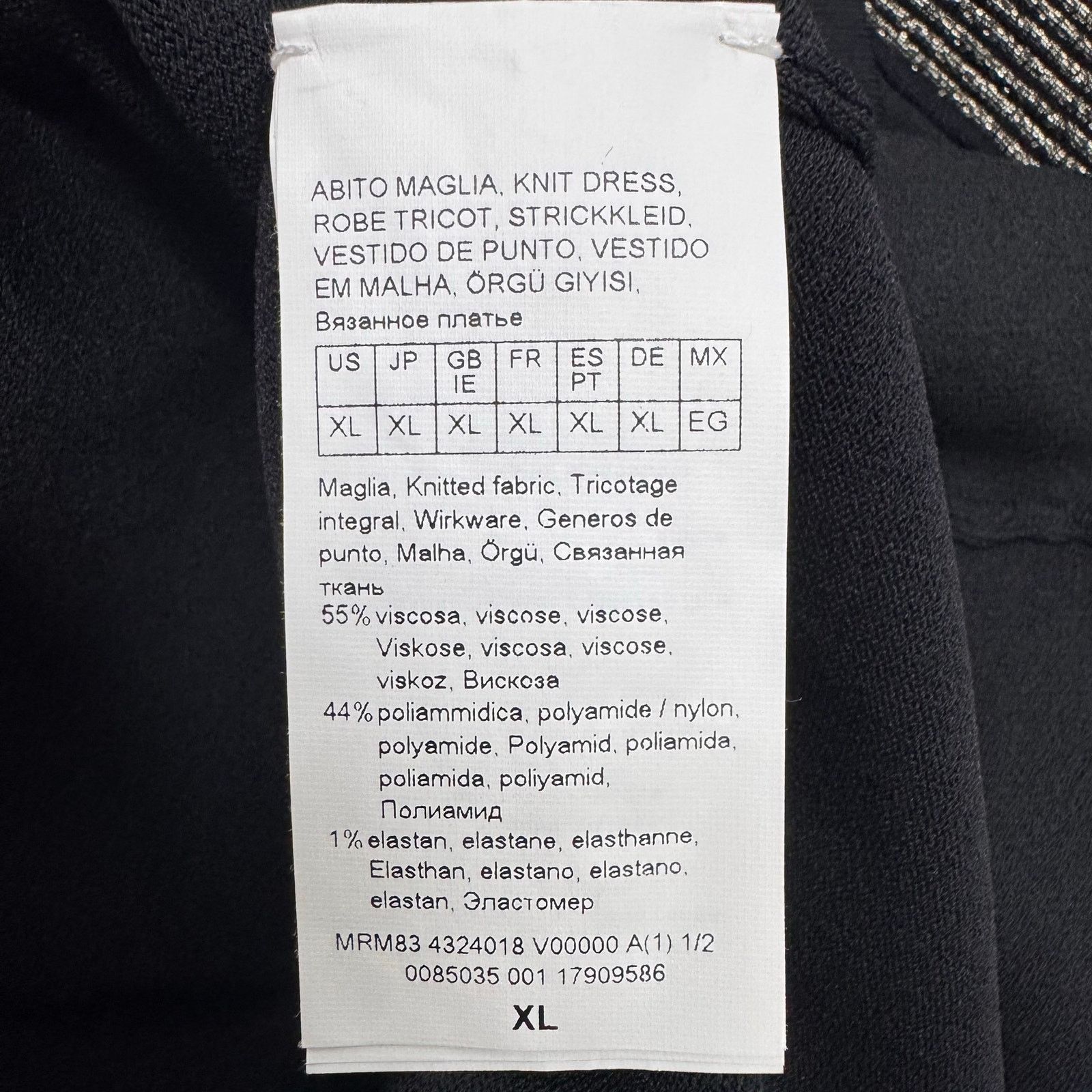 Marina Rinaldi Marina Rinaldi Black Sheath Crossover Waist Knitted Dress XL Size 3XL / US 20-22 - 11 Thumbnail