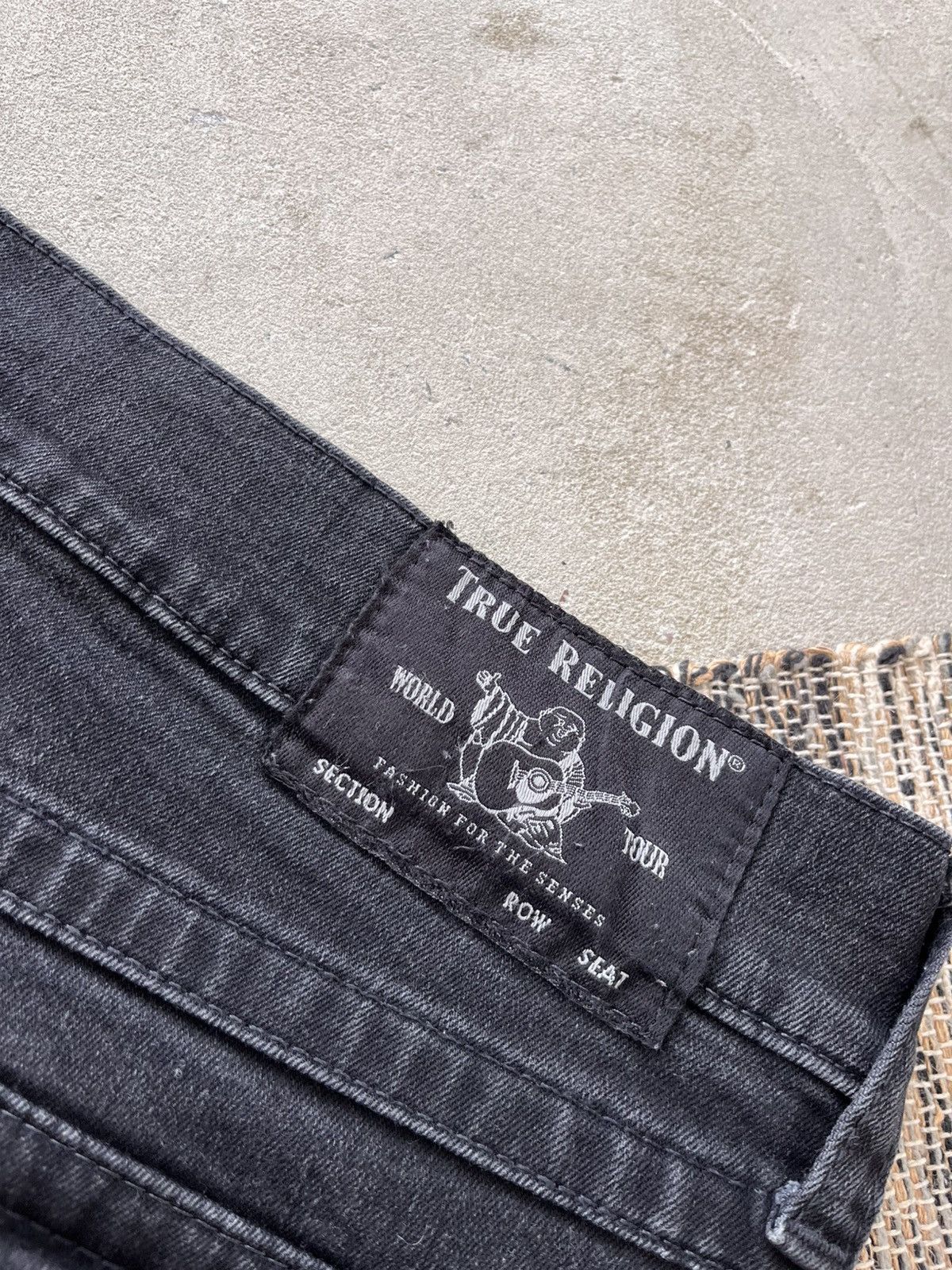 True Religion Vintage True Religion Ricky Black Jeans Relaxed Straight fit Size US 40 / EU 56 - 20 Thumbnail