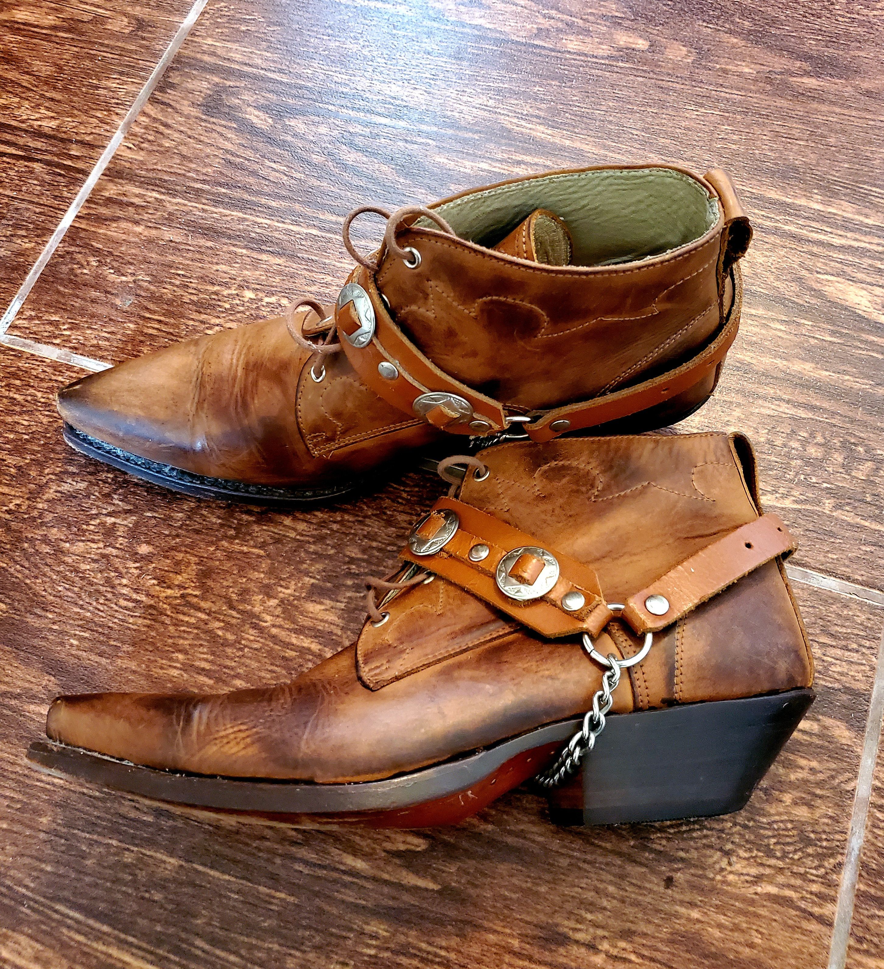 Chelsea Soccer × Cowboy Equipment × Vintage Vintage Western Cowboy Chelsea Boots size 38 Size US 8 / IT 38 - 3 Thumbnail