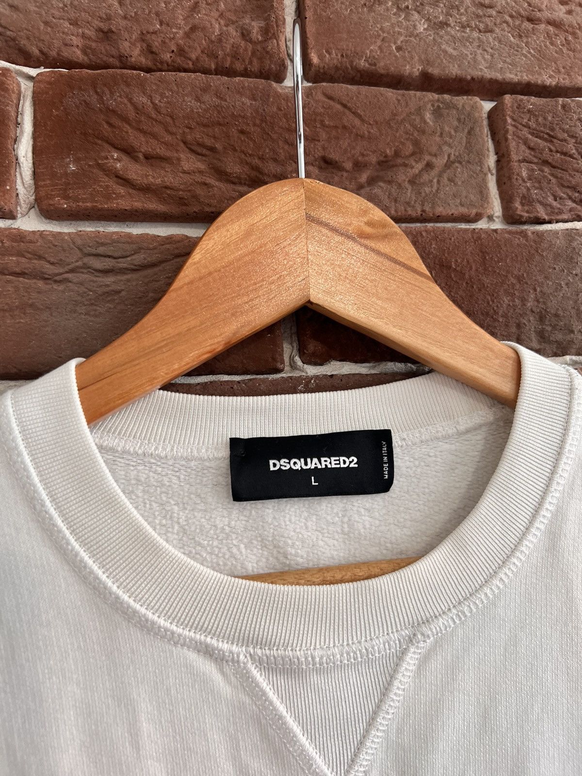 Dsquared2 Disquared2 Icon Logo Crewneck L Designer Hype White Size US L / EU 52-54 / 3 - 5 Thumbnail