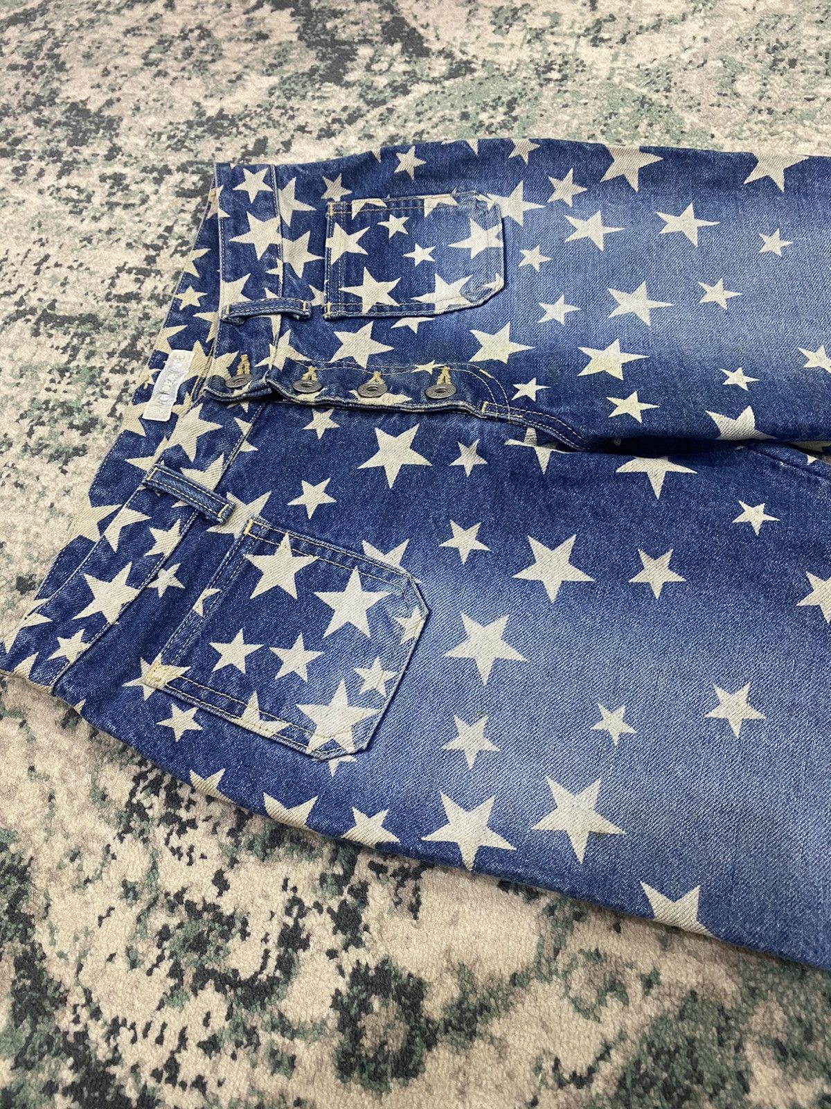 Hysteric Glamour Magic Square Star Printed Hysteric Style Flare Denim Size US 28 / EU 44 - 12 Thumbnail