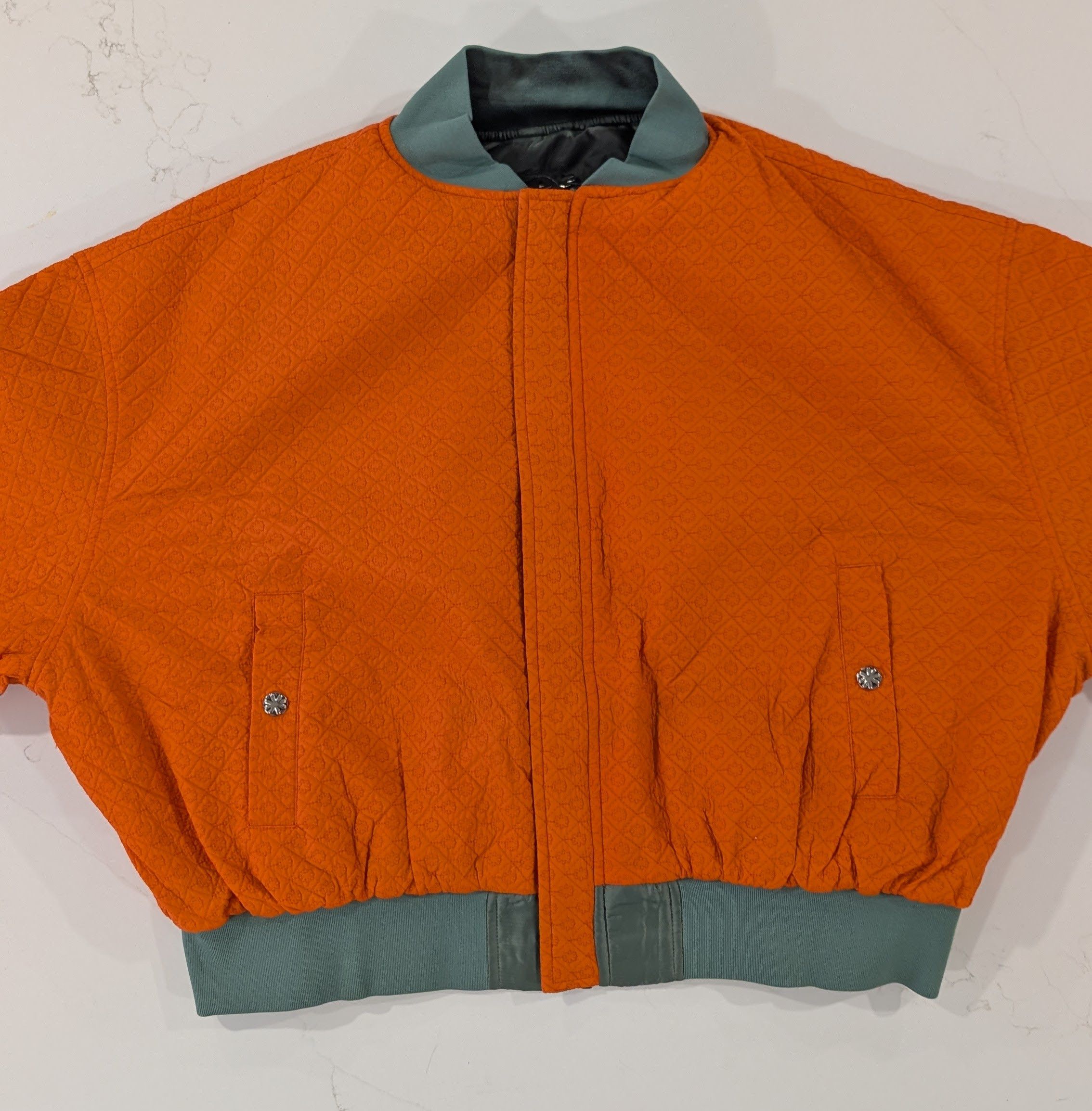 LOSTSHDWS LOSTSHDWS Reversible Detached Bomber Jacket Petroleum Green Size US M / EU 48-50 / 2 - 6 Thumbnail