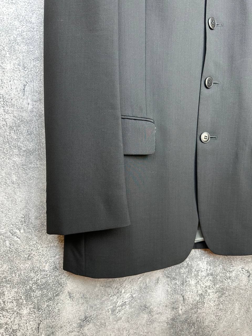 Yves Saint Laurent Yves Saint Laurent Pour Homme Black Wool Suit Made in France Size 42R - 11 Thumbnail