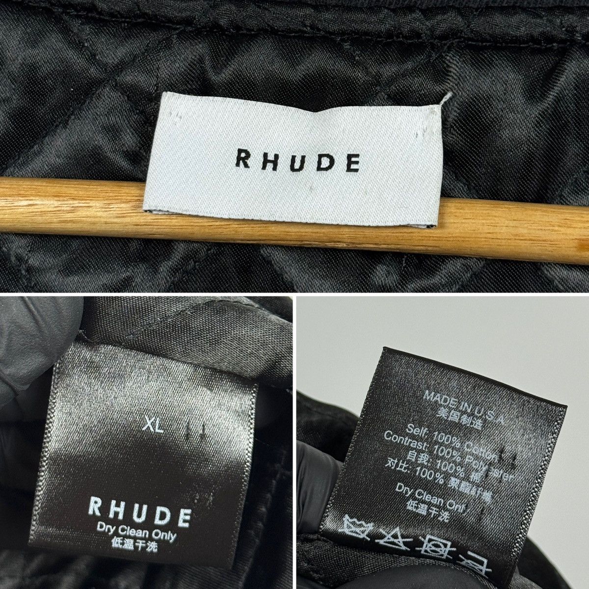 Rhude Rhude Flame Hooded Work Jacket Size US XL / EU 56 / 4 - 23 Thumbnail