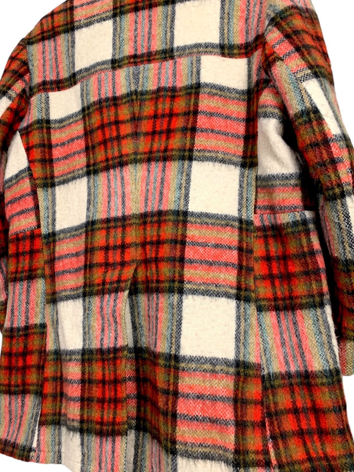 Japanese Brand 50s Vintage Canada Plaid Shearling Wool Heavy Coat Size US M / EU 48-50 / 2 - 12 Thumbnail