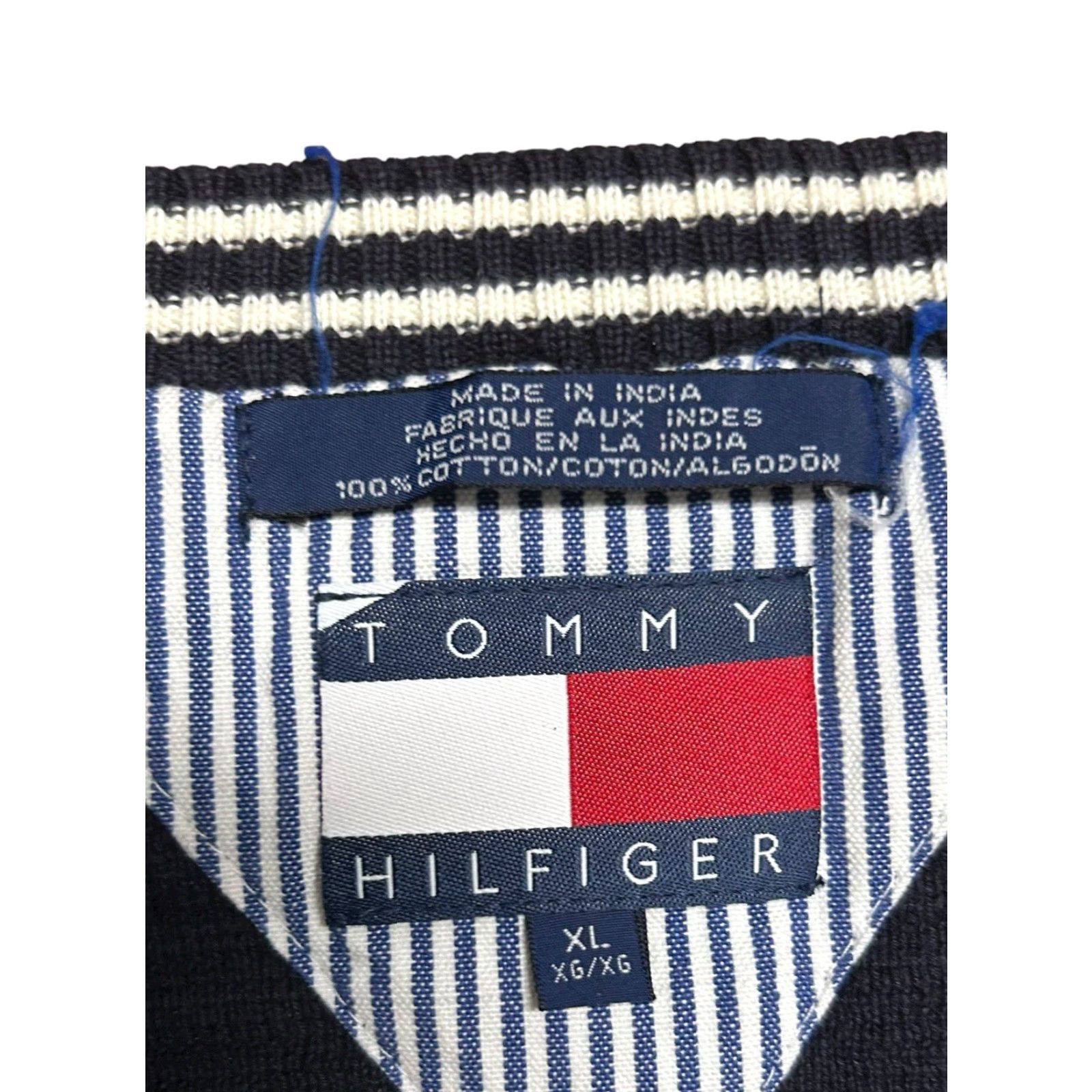 Tommy Hilfiger Tommy Hilfiger Vintage Y2K Navy Blue Sleeveless Sweater Vest Men XL Preppy Size US XL / EU 56 / 4 - 7 Thumbnail
