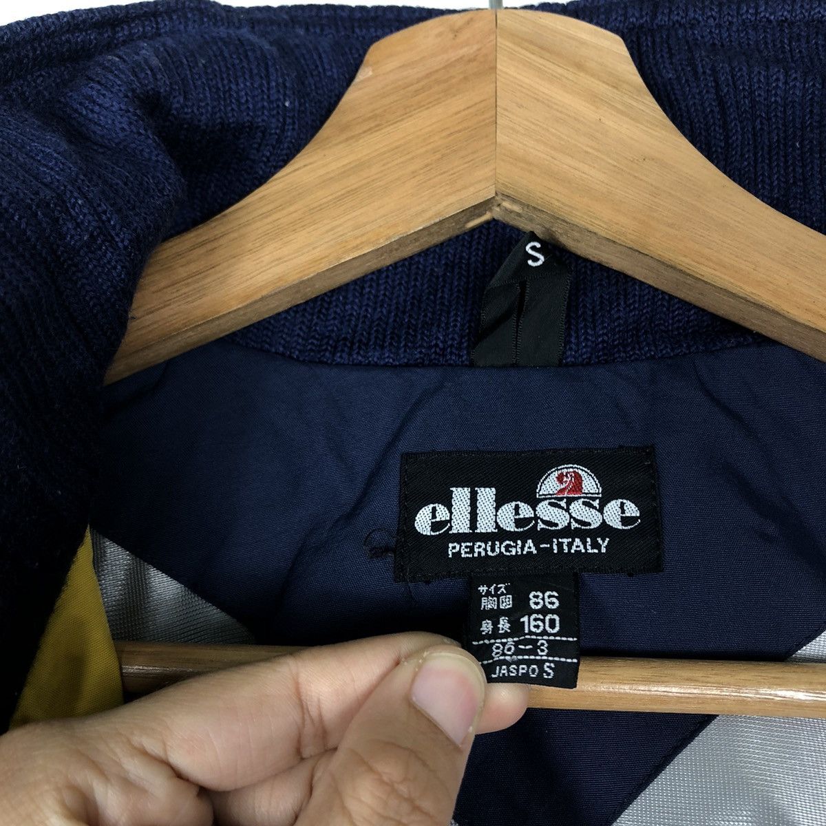Japanese Brand 🔥Vintage Bomber Jacket Ski Ellesse Perugia-Italy Japan Made Size US S / EU 44-46 / 1 - 22 Thumbnail