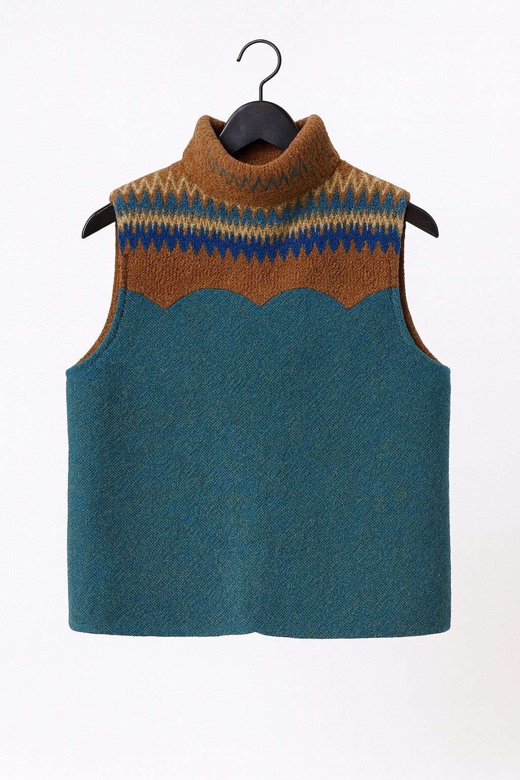 Japanese Brand Vintage Titicaca Happy Trade Wool Vest – Fair Folk Style Size US S / EU 44-46 / 1 - 2 Thumbnail