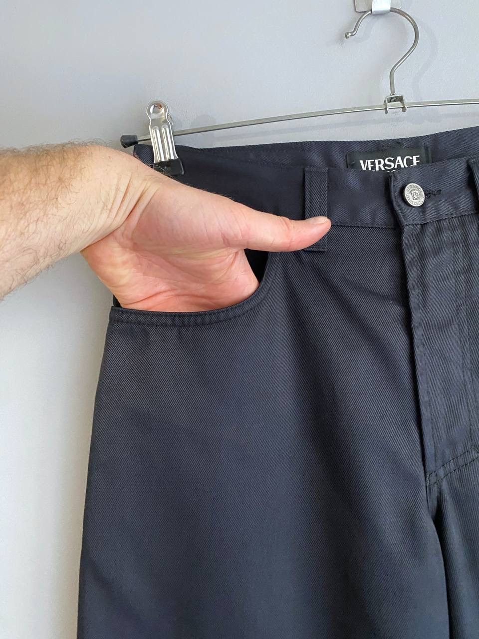 Versace Jeans Couture Vintage Versace Jeans Couture Men's Wide Leg Jeans, W29 L30 Size US 29 - 14 Thumbnail
