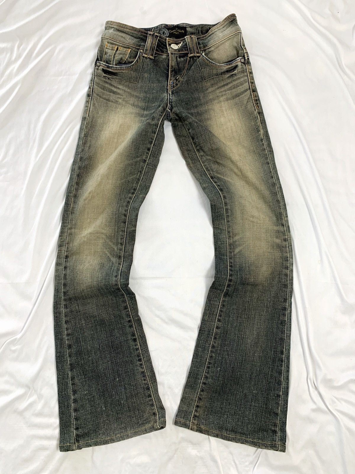 If Six Was Nine Vintage flare vienus jeans pant tornado mart style Size US 27 - 3 Thumbnail