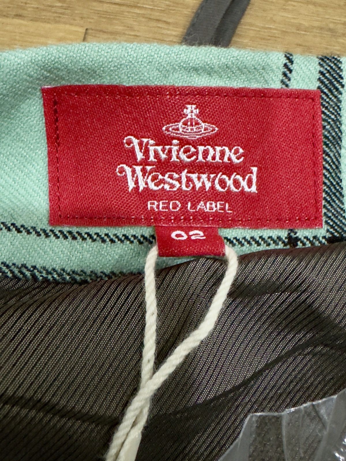 Vivienne Westwood Asymmetrical Wrap Plaid Wool Skirt Size 26" / US 2 / IT 38 - 6 Thumbnail