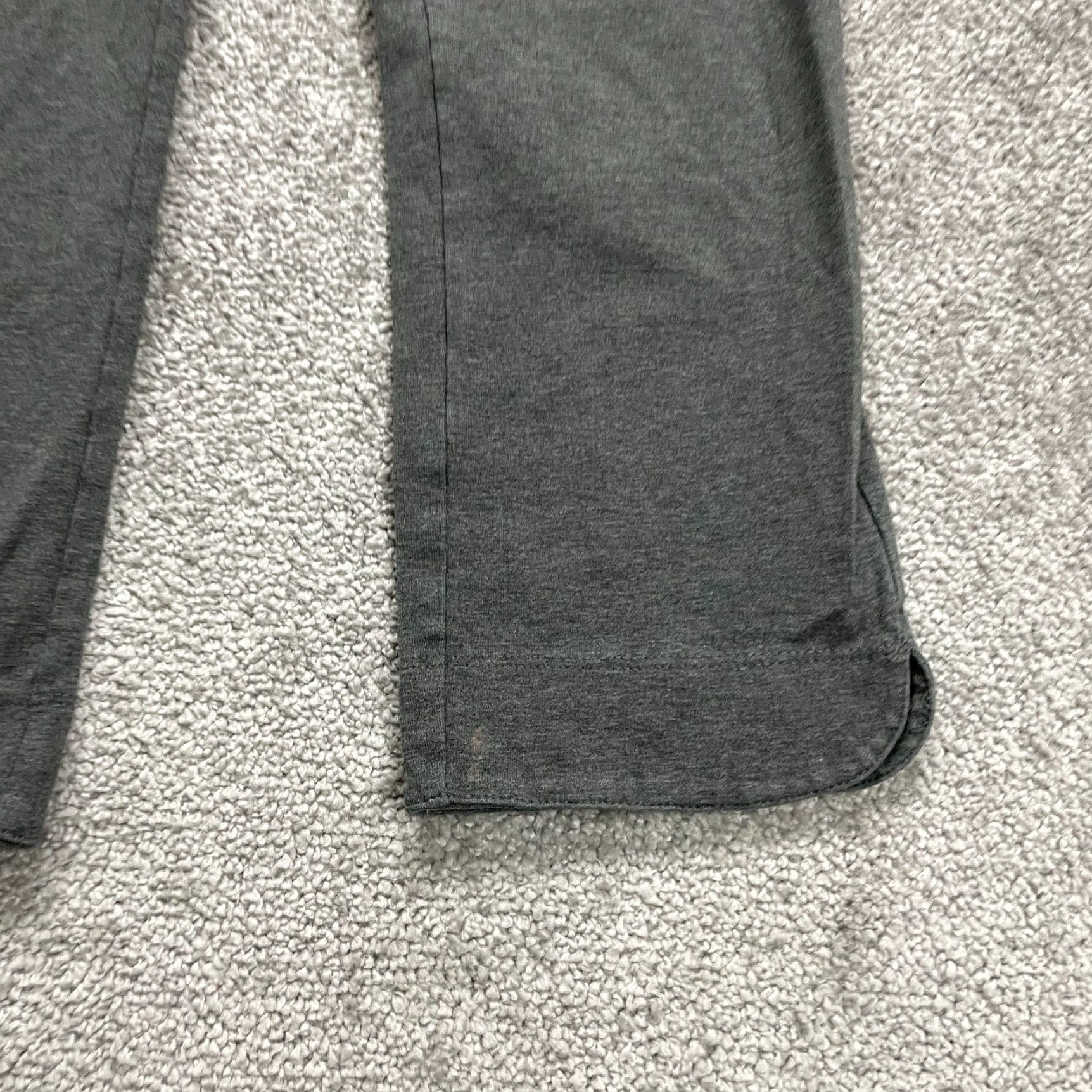 Lands' End Lands' End Cropped Leggings Women's Small Gray Solid Stretch Athletic Activewear 30x23 Size 28" / US 6 / IT 42 - 5 Thumbnail