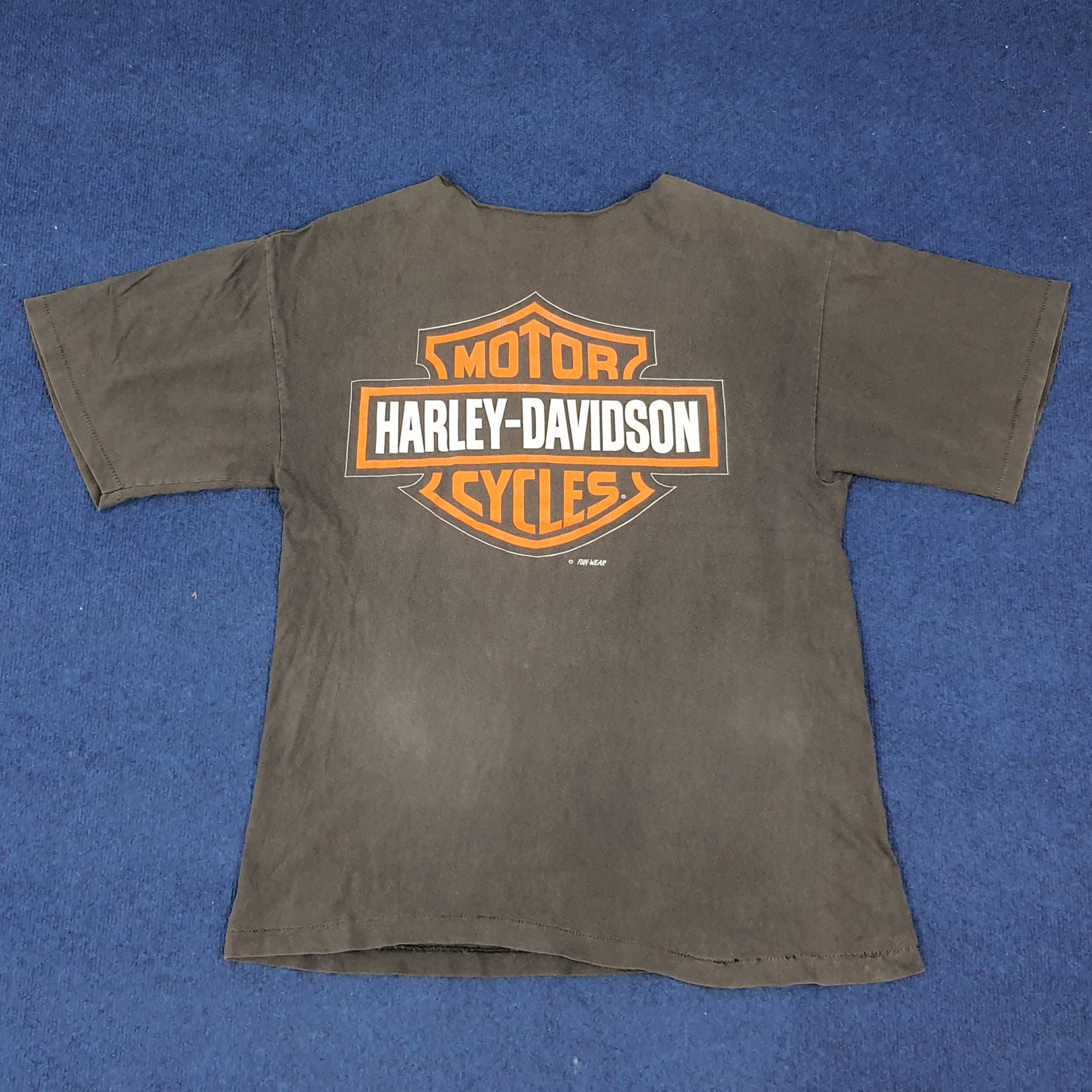 Harley Davidson × Vintage × Warner Bros Vintage Harley Davidson x Warner Bros 90s Tshirt Size US L / EU 52-54 / 3 - 4 Thumbnail