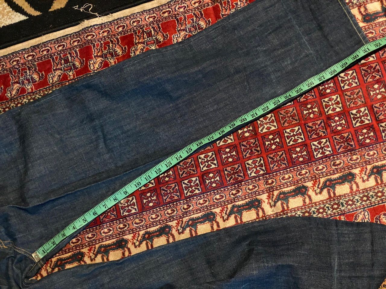 Designer × Japanese Brand Vintage Rocket Saddles & Co Made In Japan Blue Denim Size US 33 - 15 Thumbnail