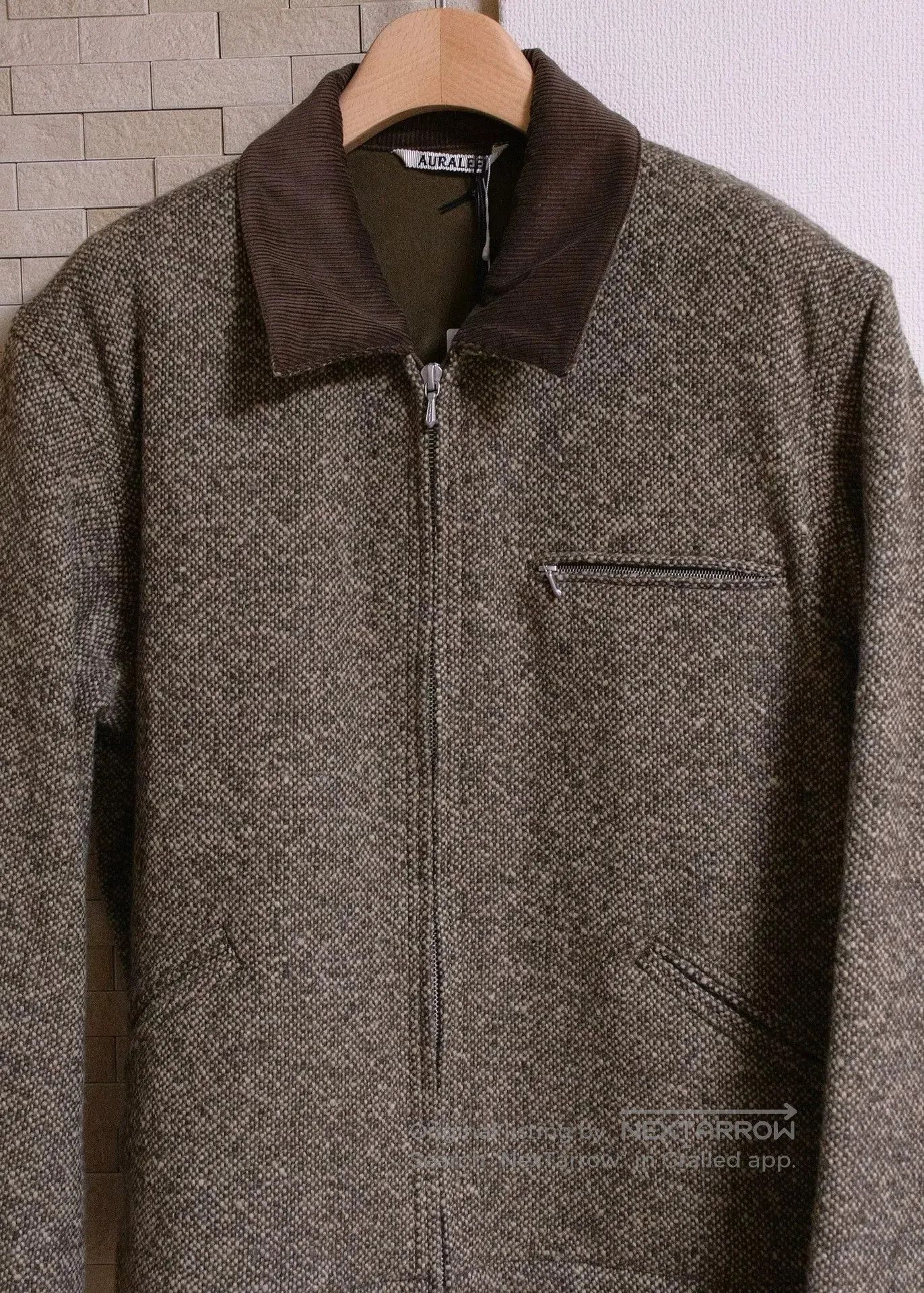Auralee aura 25aw homespun tweed zip blouson. Size US M / EU 48-50 / 2 - 7 Thumbnail