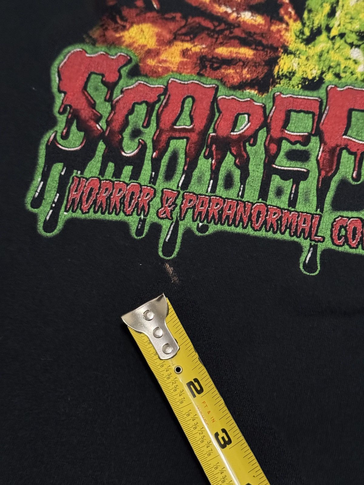 Vintage Vtg 90s Scarefest Horror Convention INSANE Zombie T Shirt Size US L / EU 52-54 / 3 - 7 Thumbnail