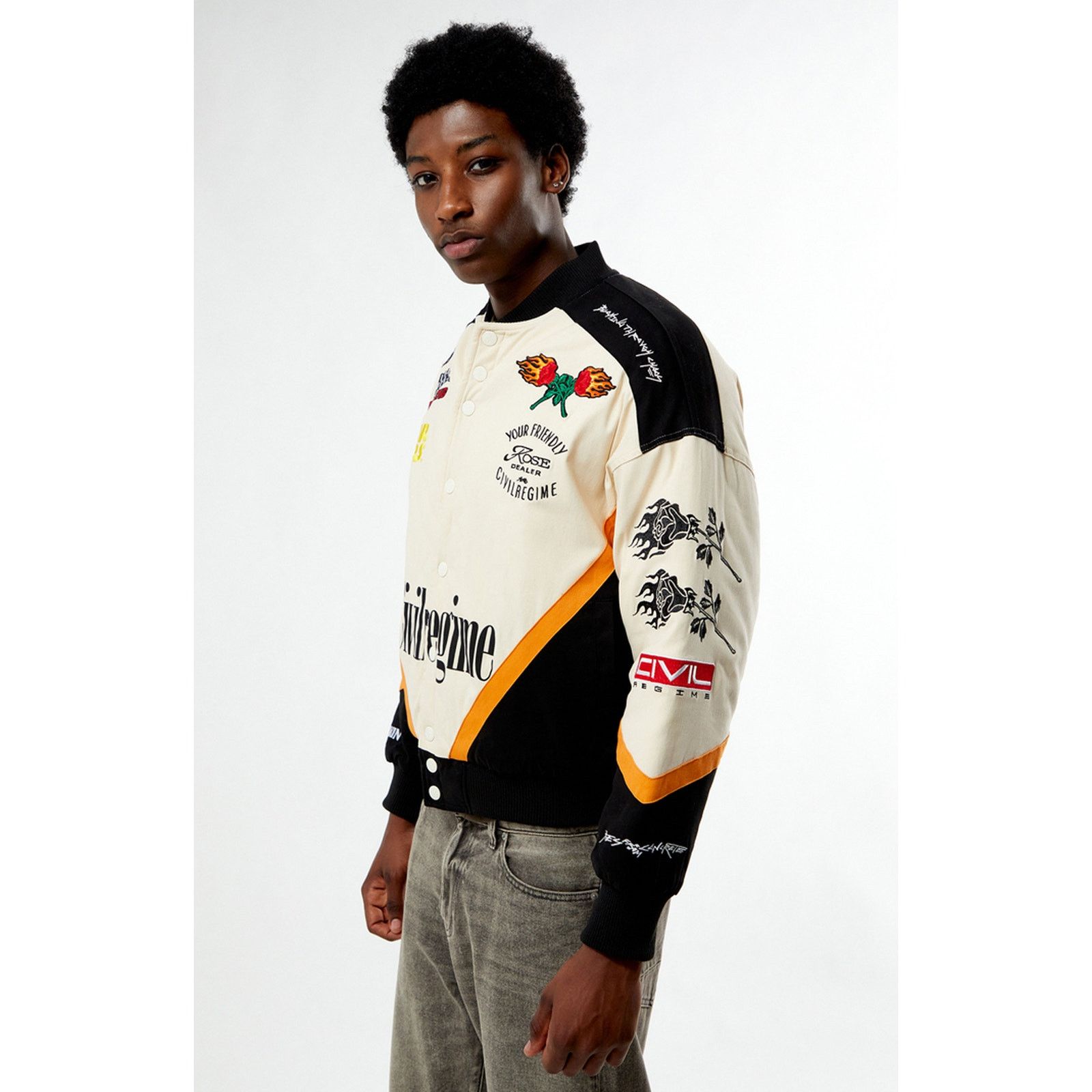 Civil Regime Civil Regime X Star Wars Pod Racing Varsity Bomber Jacket Size US M / EU 48-50 / 2 - 11 Thumbnail