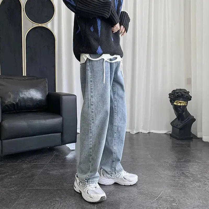 Japanese Brand Loose casual wide leg jeans Size US 30 / EU 46 - 1 Thumbnail