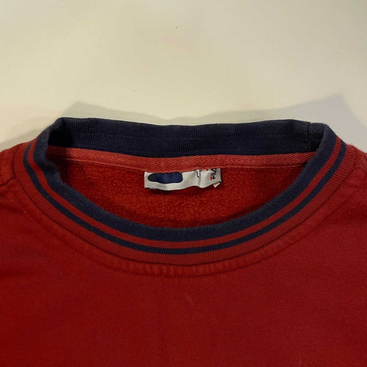 Fila Fila red burgundy boxy sweatshirt Crewneck Size US L / EU 52-54 / 3 - 6 Thumbnail