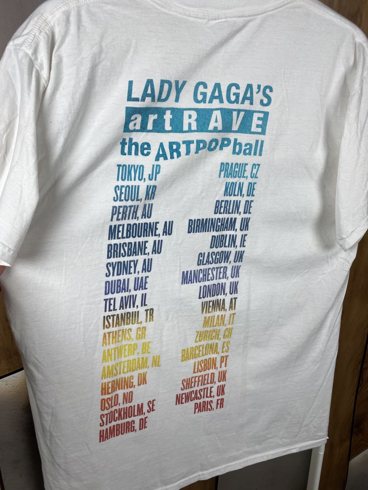 Band Tees 💄Vintage T-Shirt Lady Gaga’s Art Rave The Art Pop Ball Tee💄 Size US L / EU 52-54 / 3 - 4 Thumbnail