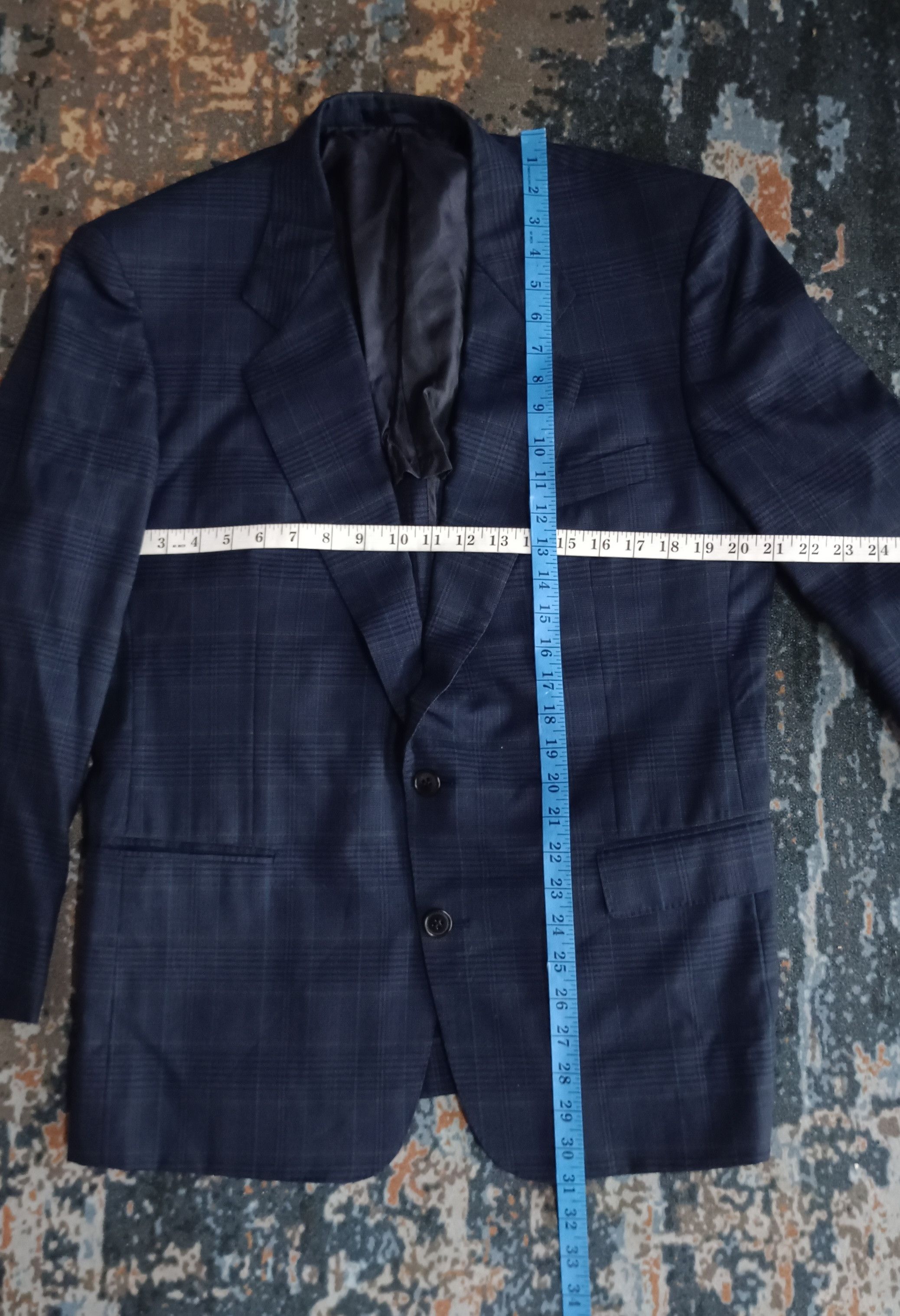 Yves Saint Laurent Yves Saint Laurent Hickory Suit Blazer Size 40R - 12 Thumbnail