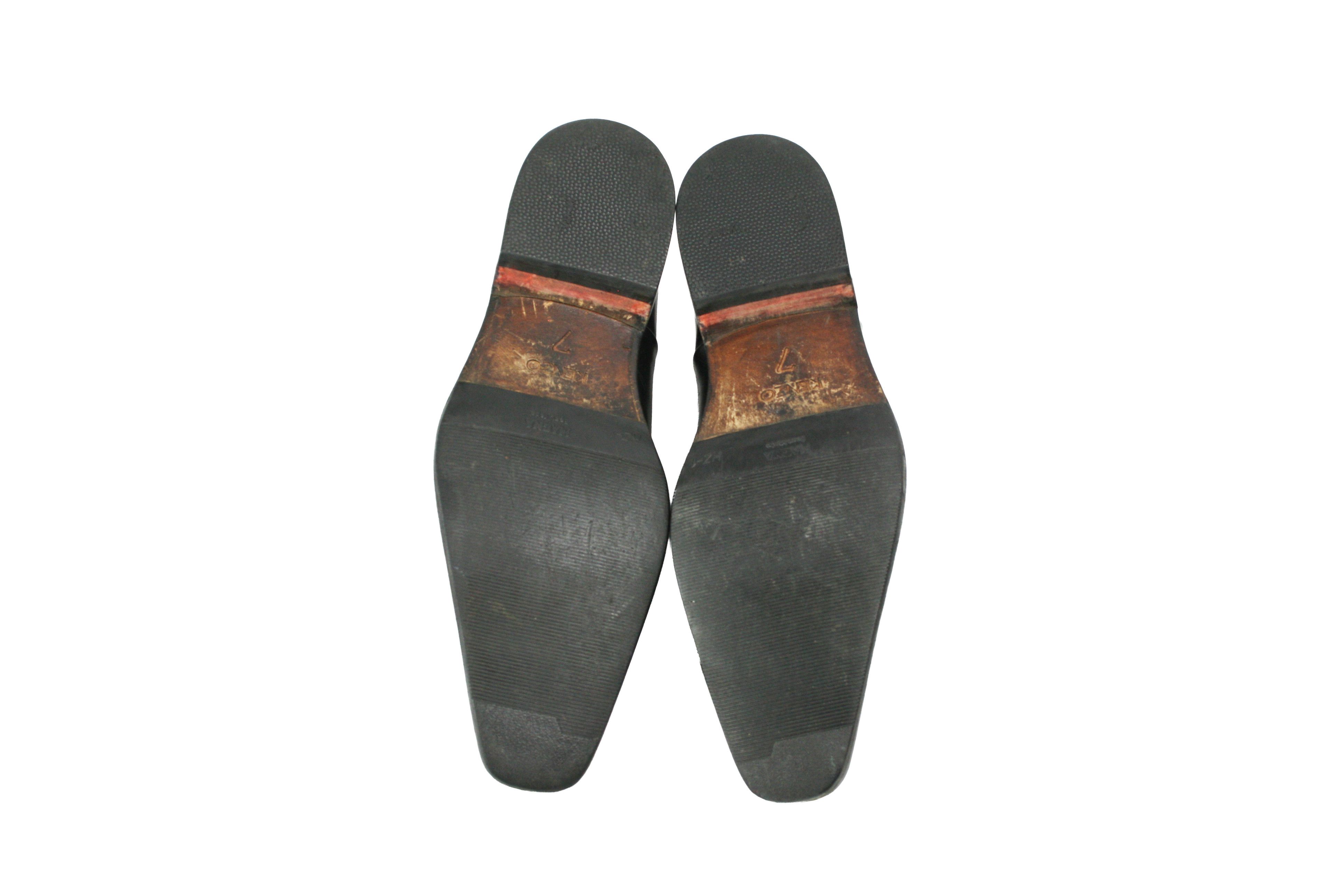 Kenzo 00S Avant Garde Y2K Chisel Toe Leather Loafers Shoes Vintage Size US 8 / EU 41 - 14 Thumbnail