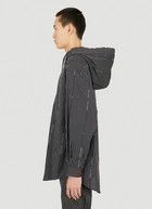 Vivienne Westwood o1y0525 Logo Striped Hooded Shirt in Black/White Size US S / EU 44-46 / 1 - 3 Thumbnail