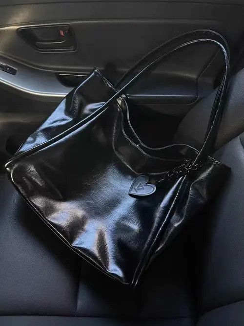 Japanese Brand × Vintage Black large capacity shoulder bag Size ONE SIZE - 4 Thumbnail