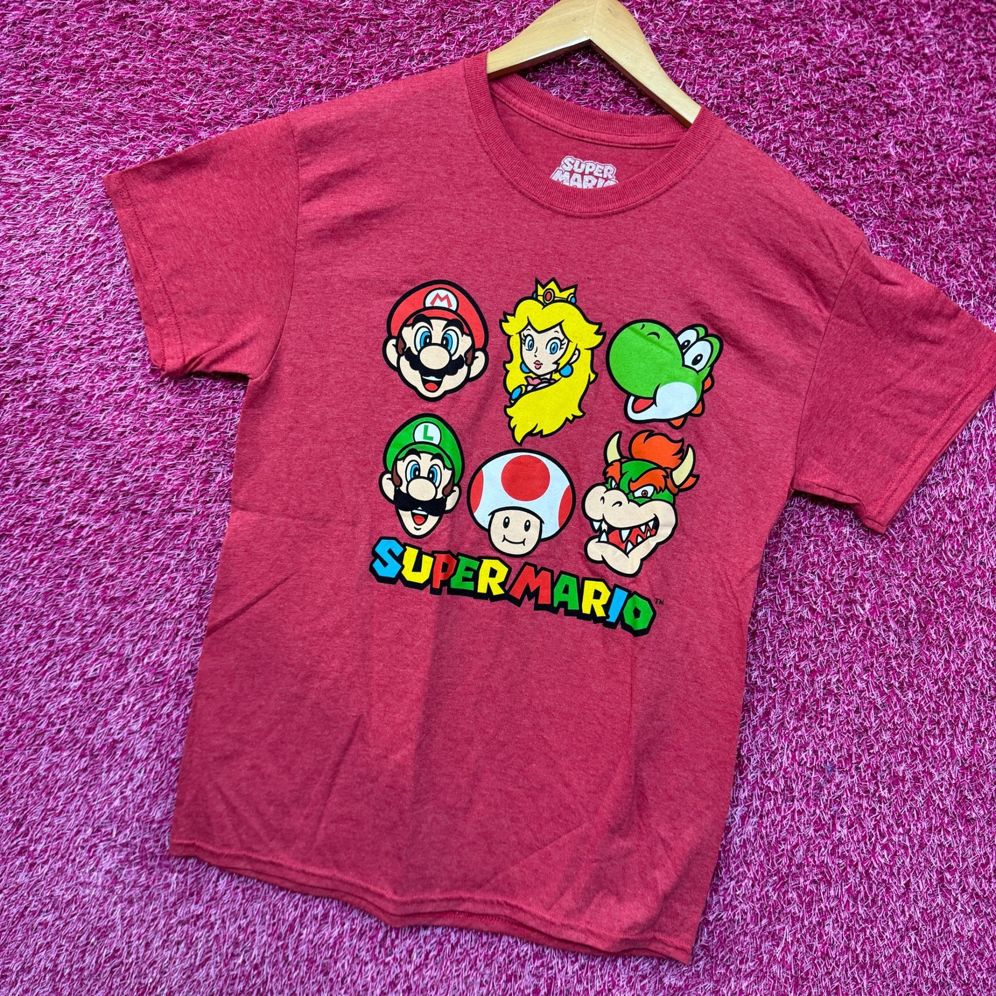 Nintendo Super Mario Luigi Peach Yoshi Toad Bowser Nintendo Tee M Size US M / EU 48-50 / 2 - 3 Thumbnail