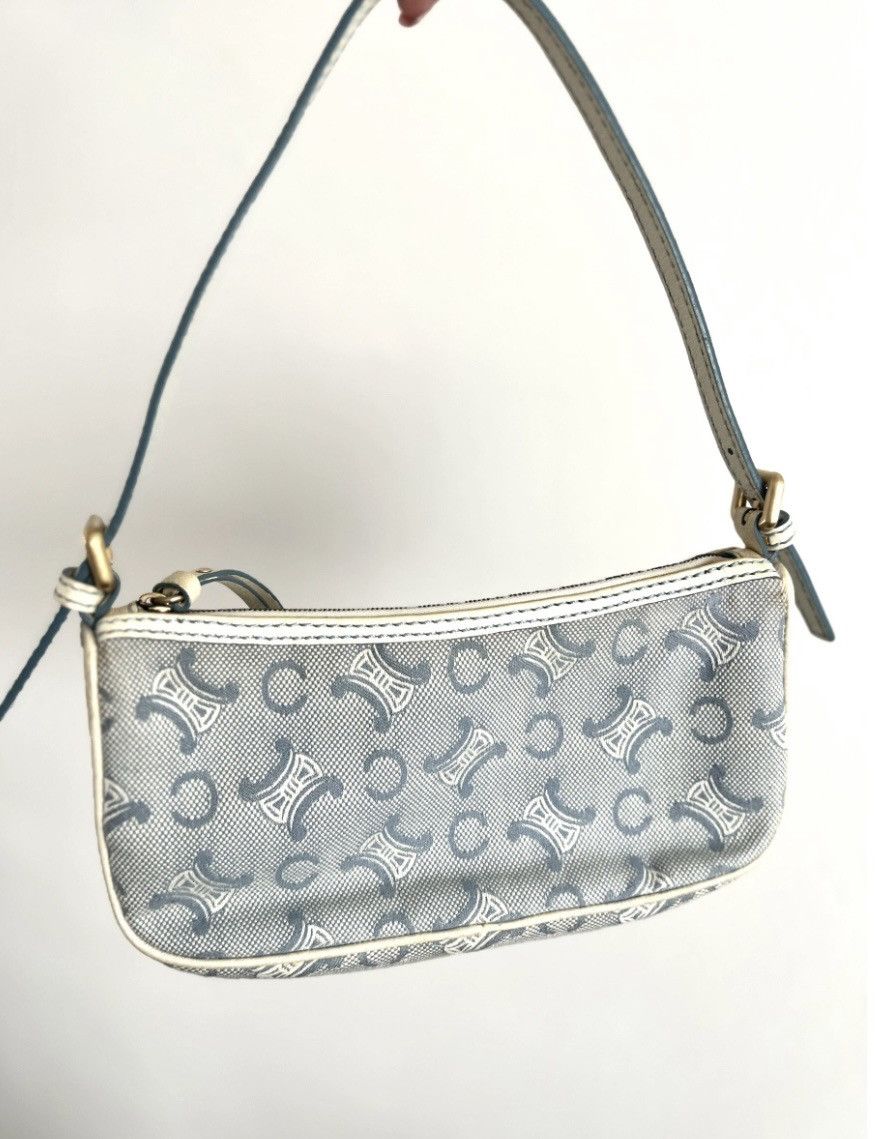 Celine Celine leather Jacquard logo Ava handbag monogram vintage Size ONE SIZE - 3 Thumbnail