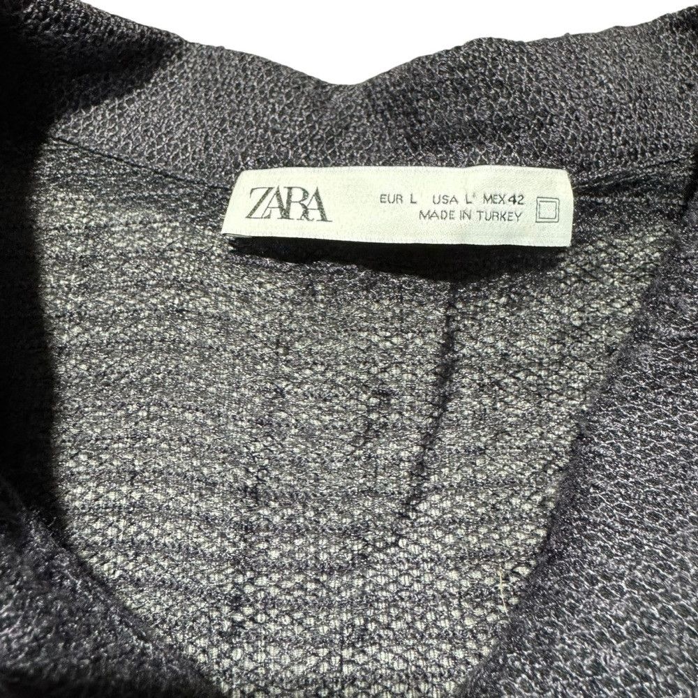 Zara NWT New Zara Gauze Long Sleeve Purple Shirt Size L Size US L / EU 52-54 / 3 - 5 Thumbnail