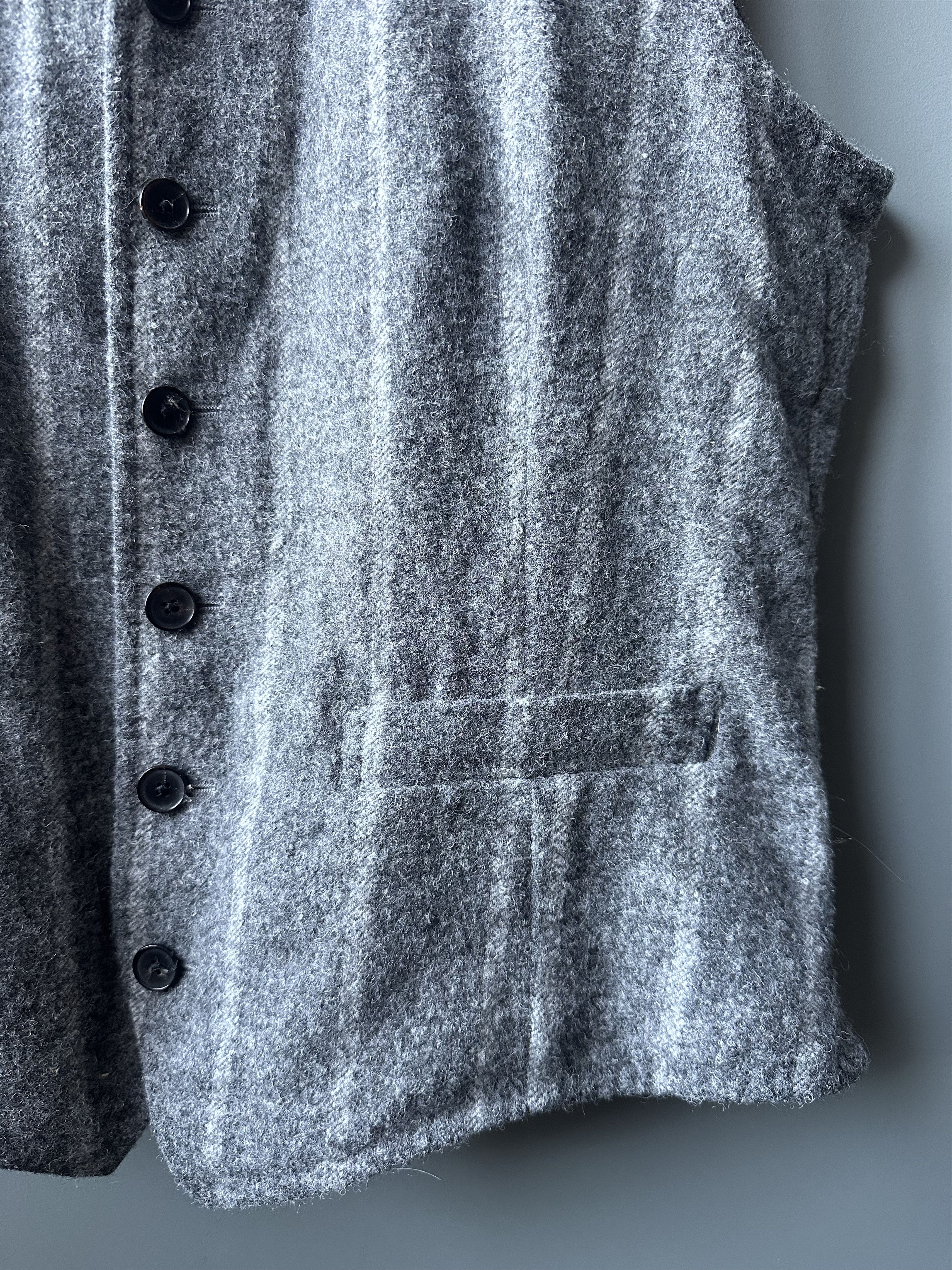 Lardini Lardini Stripped Alpaca Wool Vest Size 48R Size 48R - 3 Thumbnail