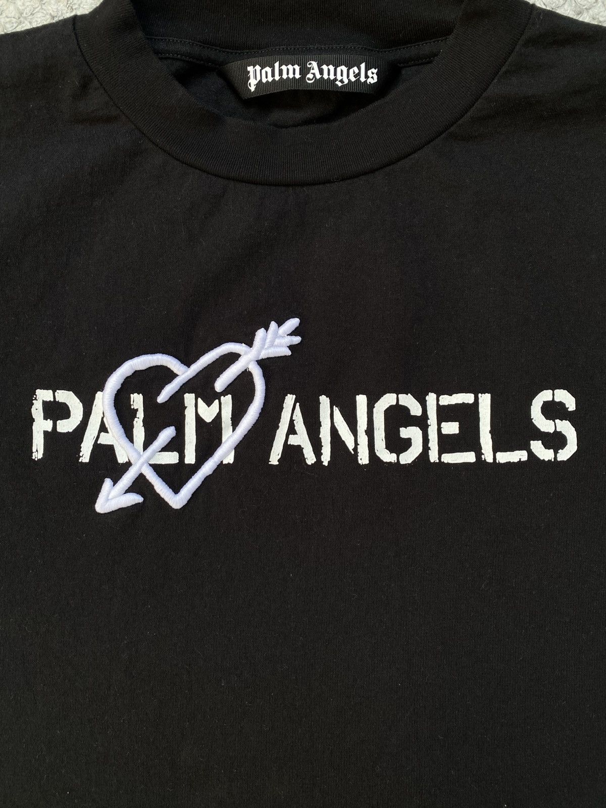 Palm Angels Palm Angels Pierced Heart T-Shirt Size US XXL / EU 58 / 5 - 2 Thumbnail