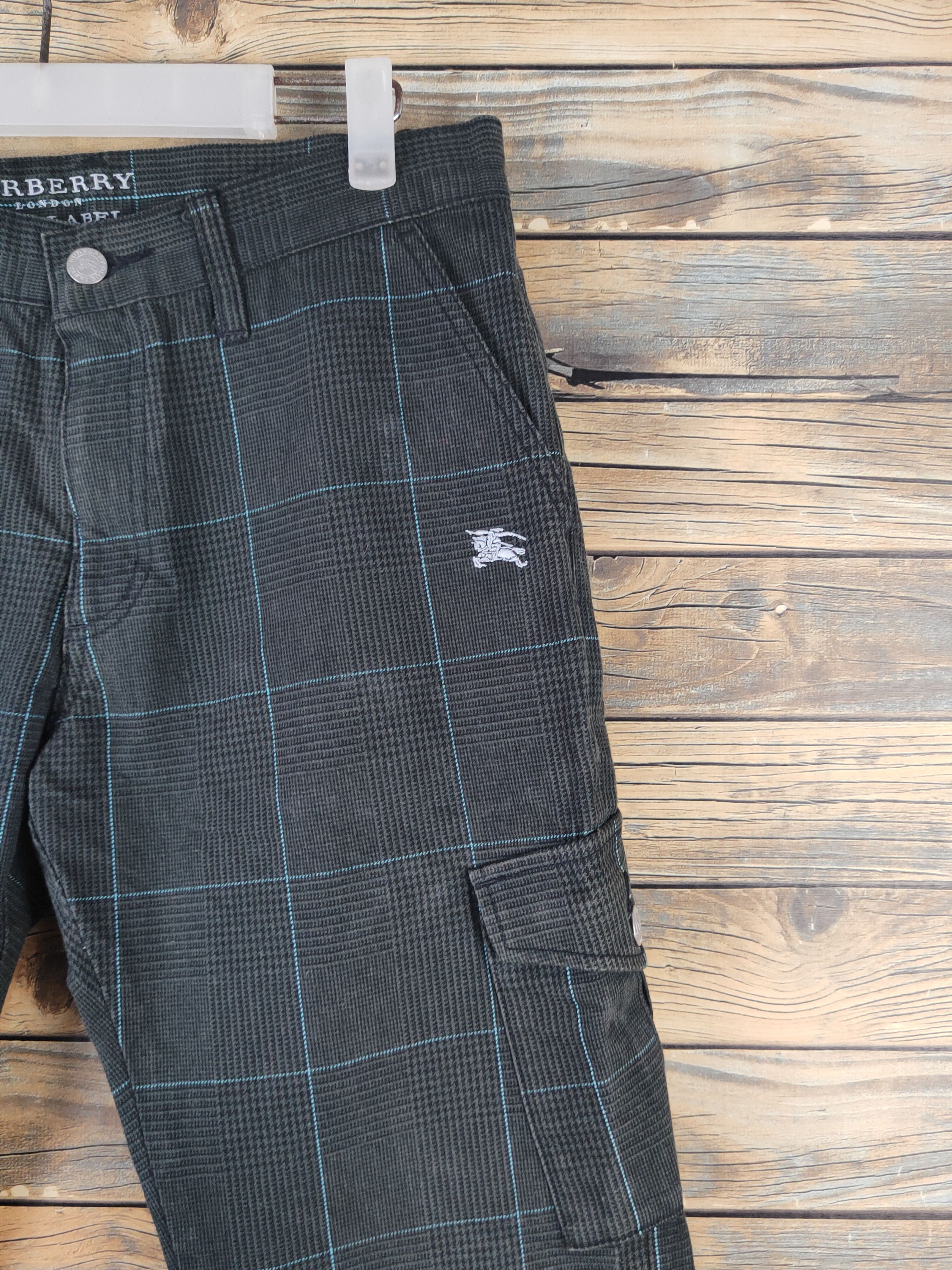 Burberry DL Burberry Black Multipocket Tactical Cargo Pants #1462 Size 31" - 6 Thumbnail
