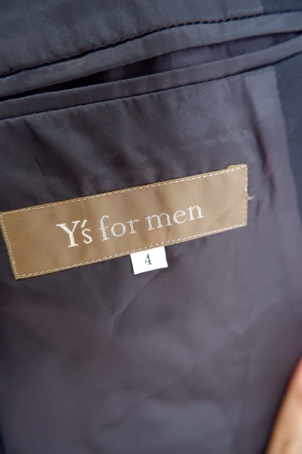 Y's for Men Y's For Men Wool Gabardine Blazer Jacket Size US XL / EU 56 / 4 - 9 Thumbnail