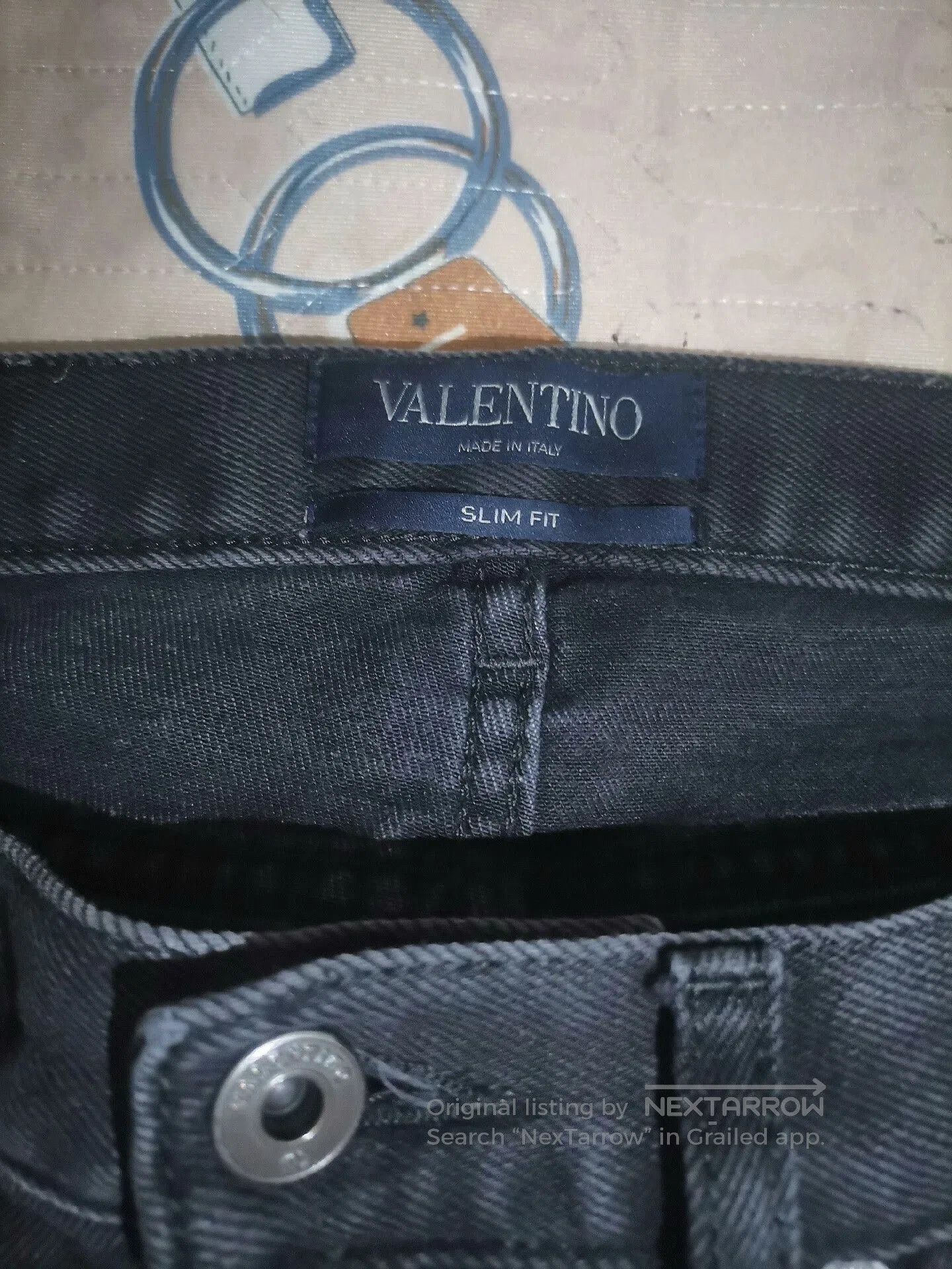 Valentino Valentino Men's Black Jeans. Size US 31 - 5 Thumbnail