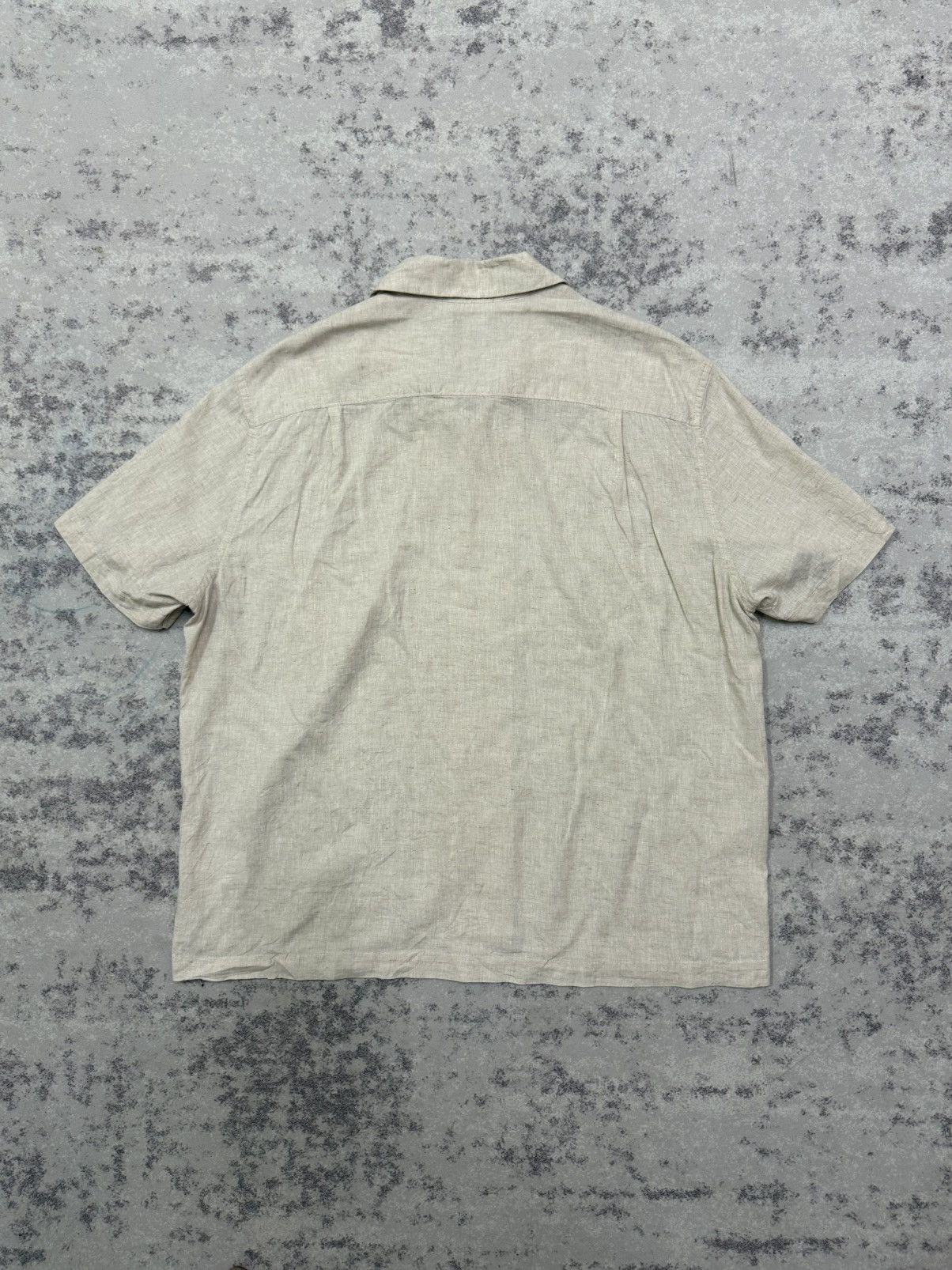 H&M H&M Open Colar Button Up Linen Shirt Size US L / EU 52-54 / 3 - 11 Thumbnail