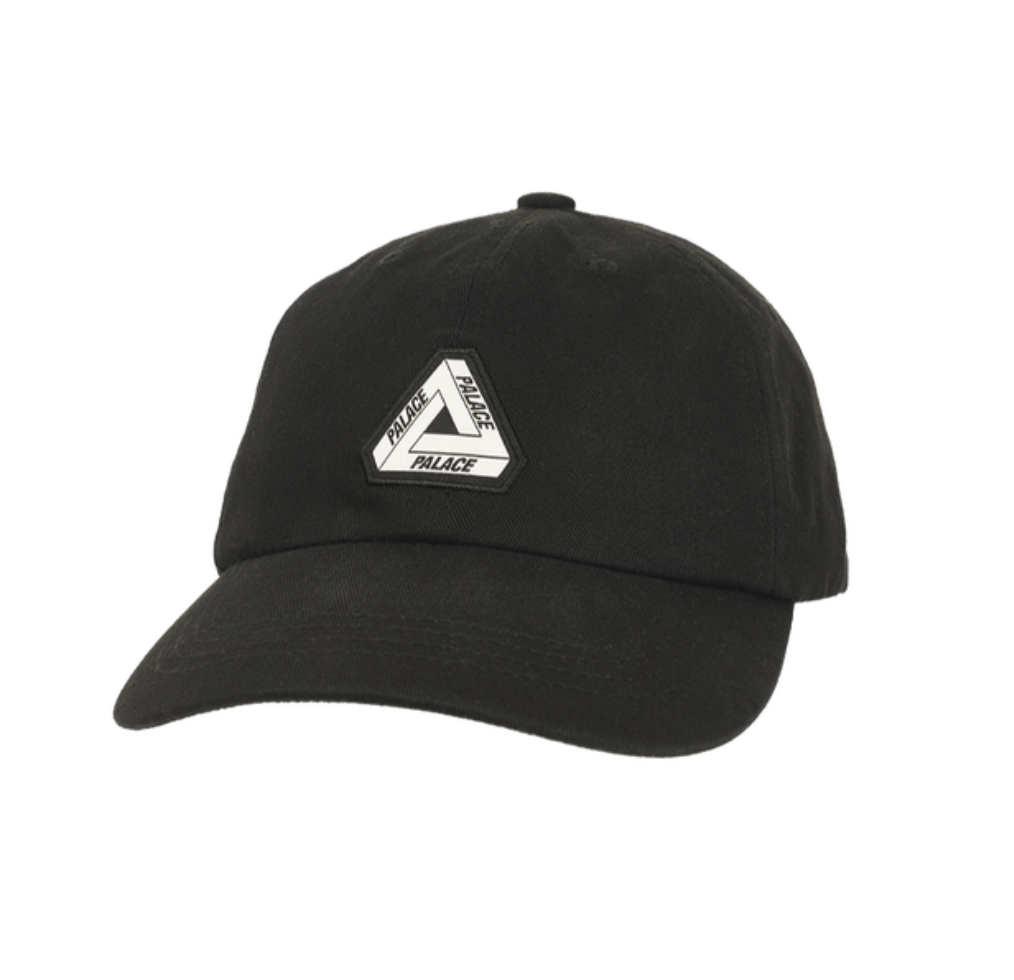Palace Palace Washed Twill Tri-Ferg 6-Panel Black Size ONE SIZE - 1 Thumbnail