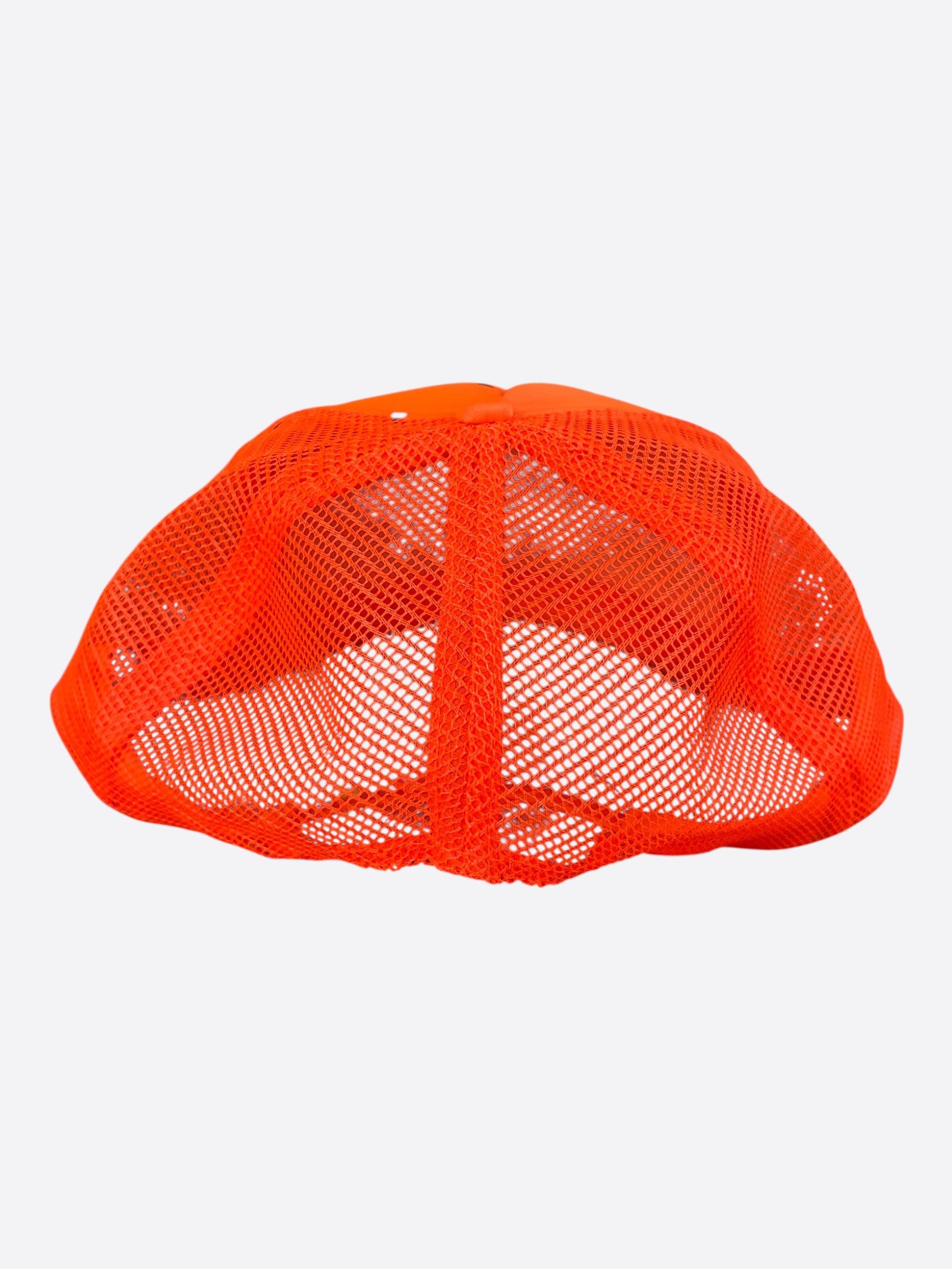 Gallery Dept. Gallery Dept Orange & Black Workshop Logo Trucker Hat Size ONE SIZE - 3 Thumbnail