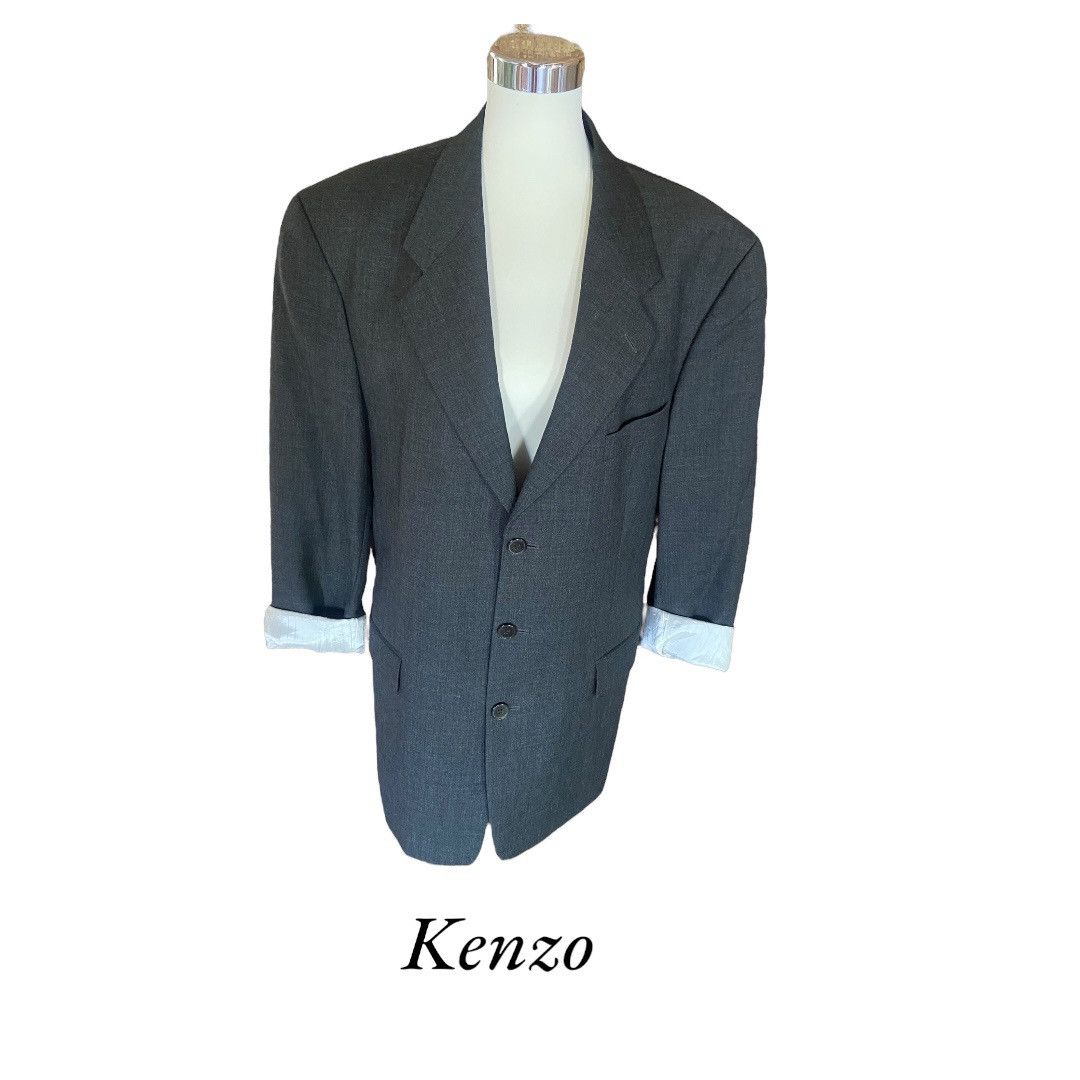 Kenzo Vintage blazer Kenzo Size L / US 10 / IT 46 - 1 Thumbnail