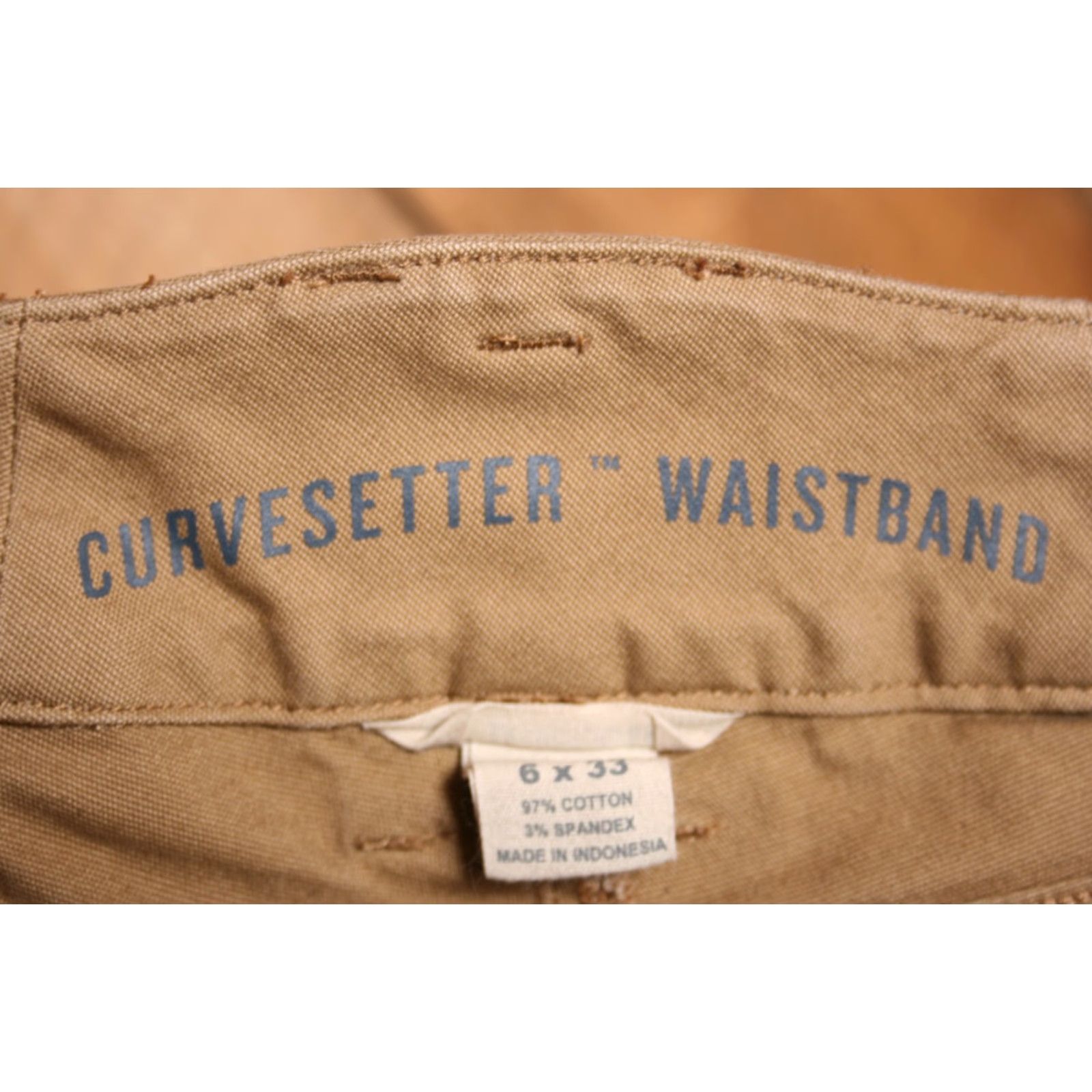 Vintage DULUTH Curvesetter Khaki Cargo Pants Sz. 6 Inseam 32" Women 97% Cotton 3% Spandex Zip Rise Mid Button/Zip Closure Size 28" / US 6 / IT 42 - 7 Thumbnail