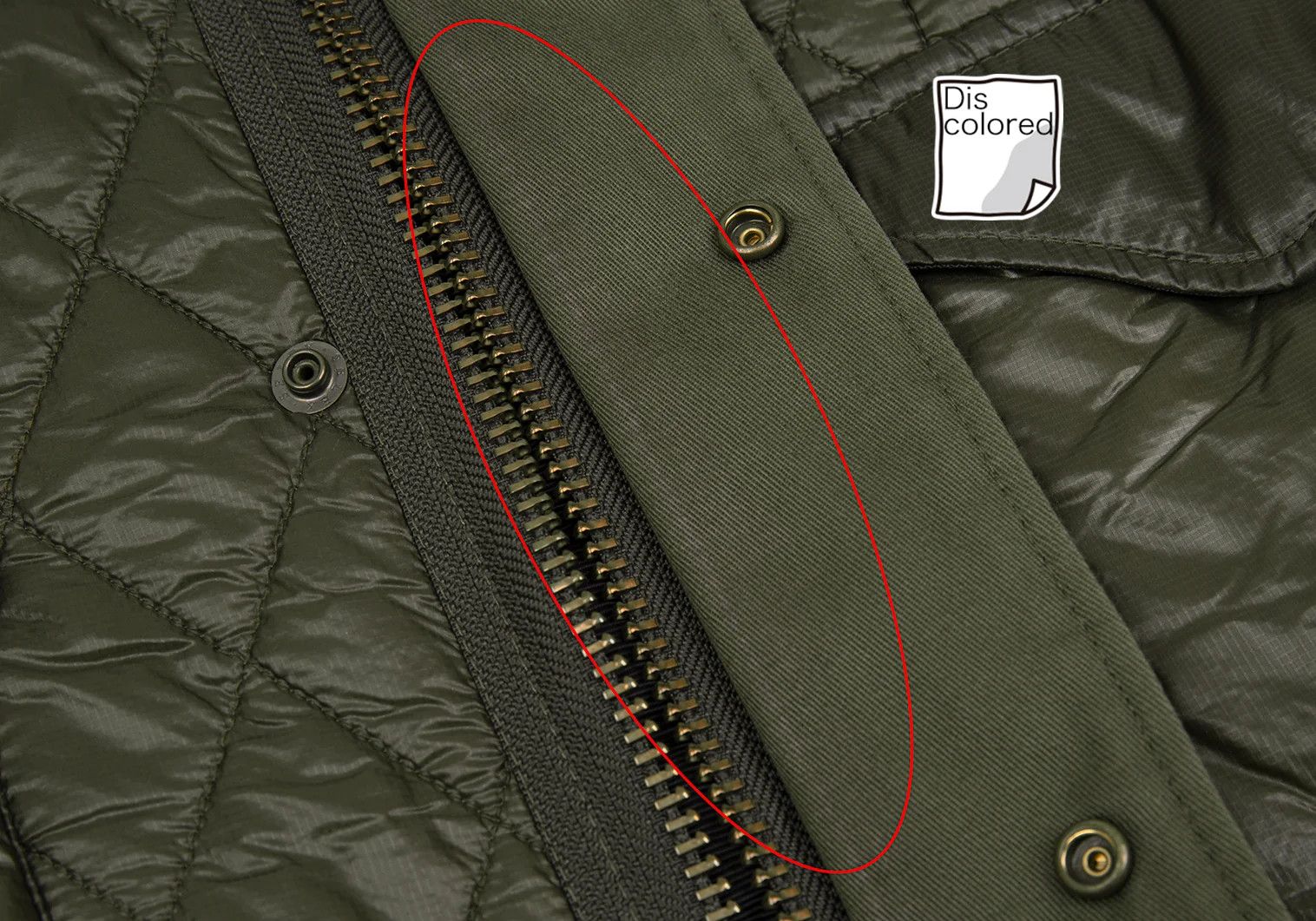 Junya Watanabe × The North Face Quilted Jacket in Khaki, Size XS Size US XS / EU 42 / 0 - 12 Thumbnail
