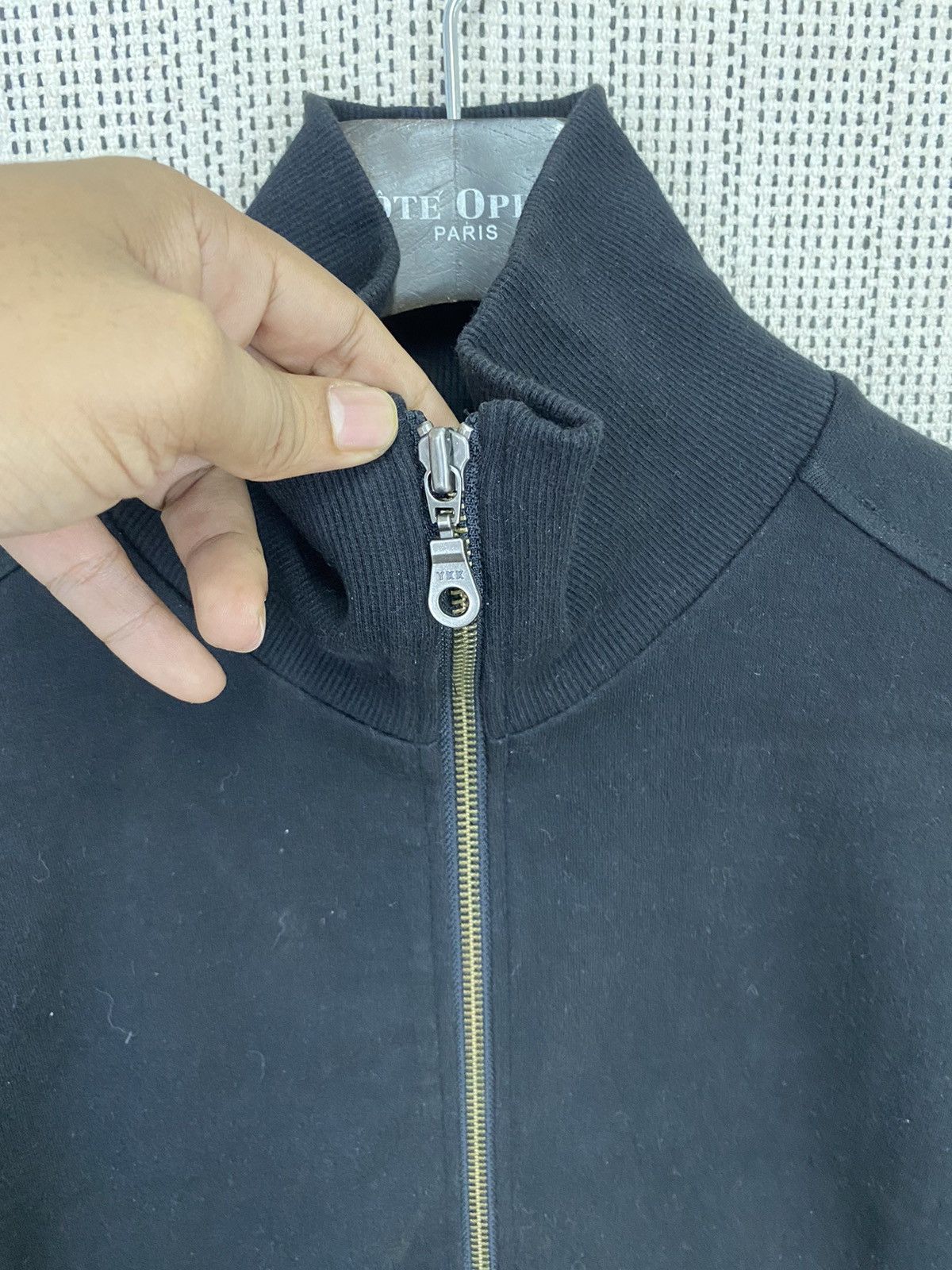 Designer × Japanese Brand × Morgan Homme Morgan homme sweater zipper rare design Size US M / EU 48-50 / 2 - 6 Thumbnail
