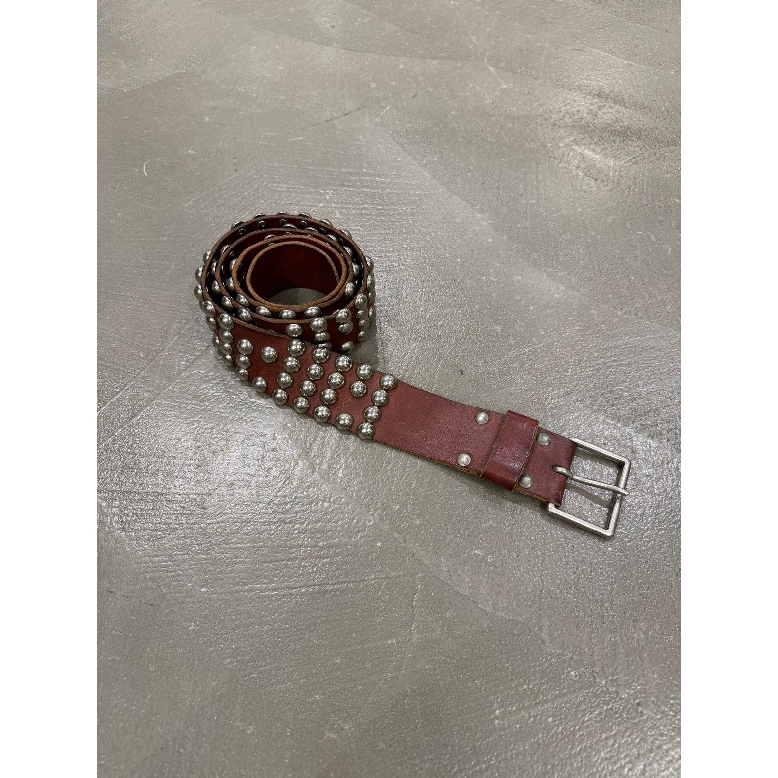 Maison Margiela 2000s Maison Margiela rare oversize studded heavy belt Size ONE SIZE - 4 Thumbnail