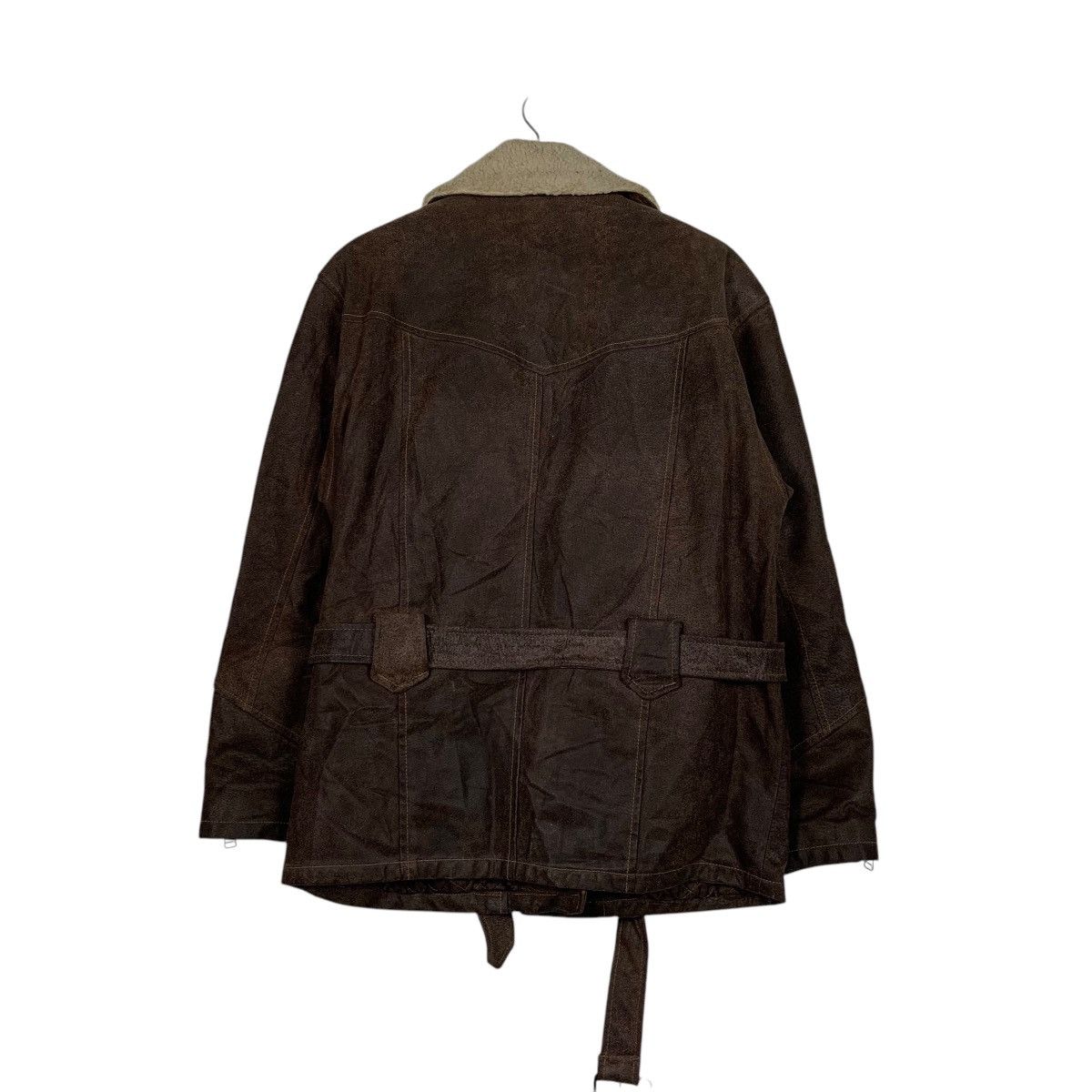 Japanese Brand Vintage Japanese Brand Winlit Shearling Leather Jacket Size US S / EU 44-46 / 1 - 7 Thumbnail
