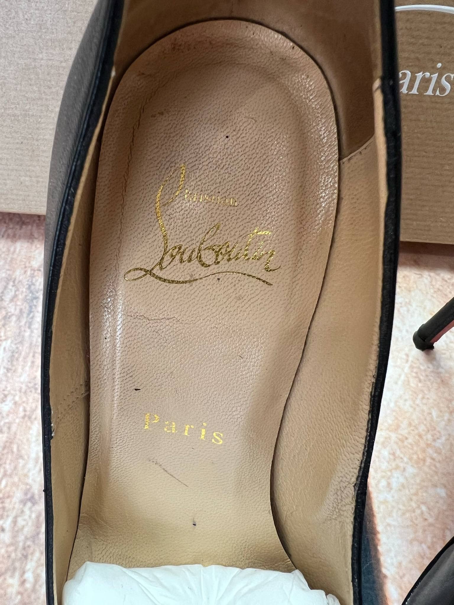 Christian Louboutin Christian Louboutin apostrophy pump 100 napad leather hells Size US 6 / IT 36 - 4 Thumbnail