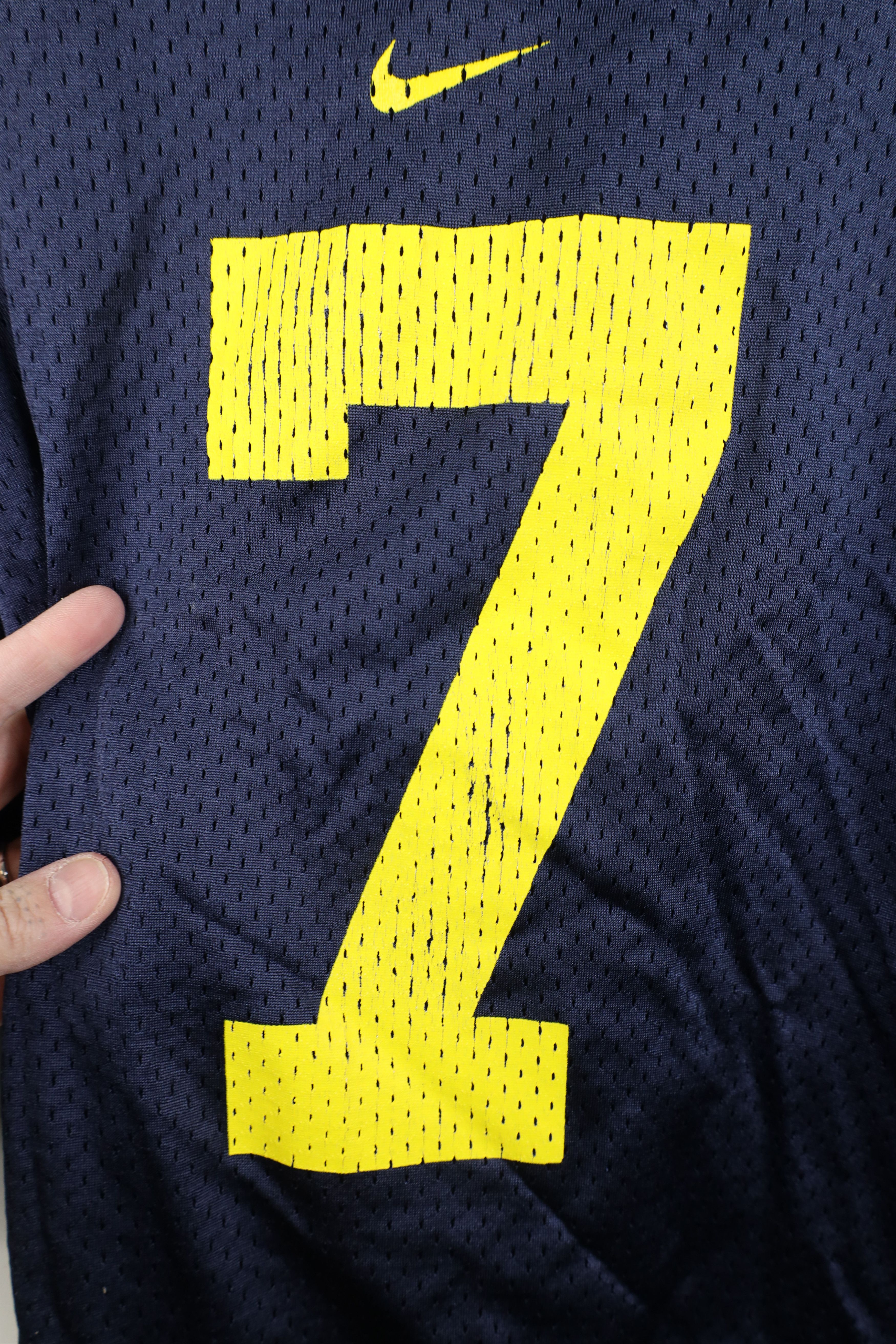 Nike Vintage Nike Swoosh University of Michigan Football Jersey Size US L / EU 52-54 / 3 - 4 Thumbnail