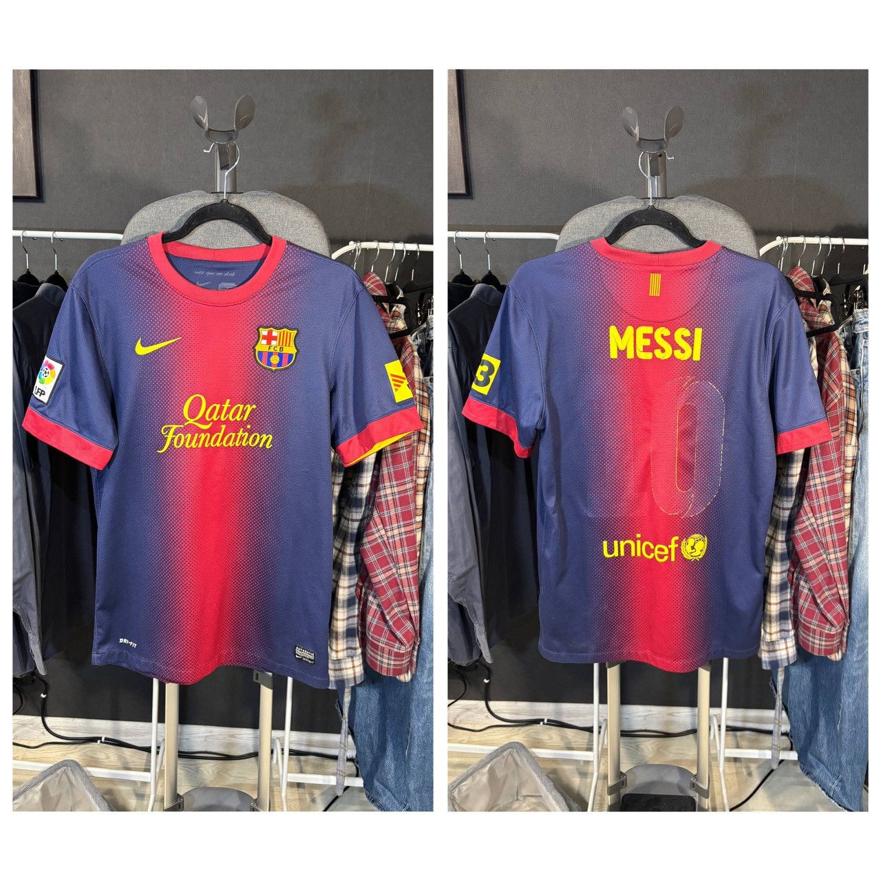 Nike 2012-13 Nike Barcelona Messi soccer jersey Size:S Size US S / EU 44-46 / 1 - 1 Thumbnail