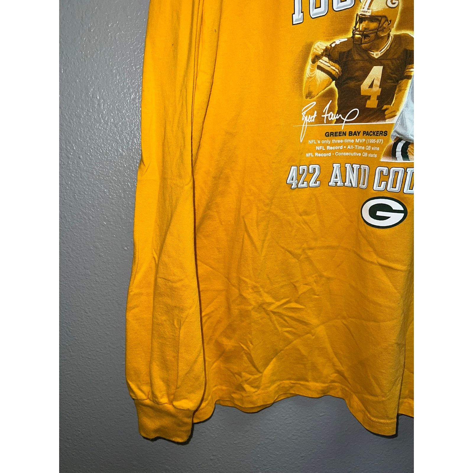 Reebok Vintage Brett Favre Long Sleeve Shirt NFL QB Reebok XL Size US XL / EU 56 / 4 - 5 Thumbnail